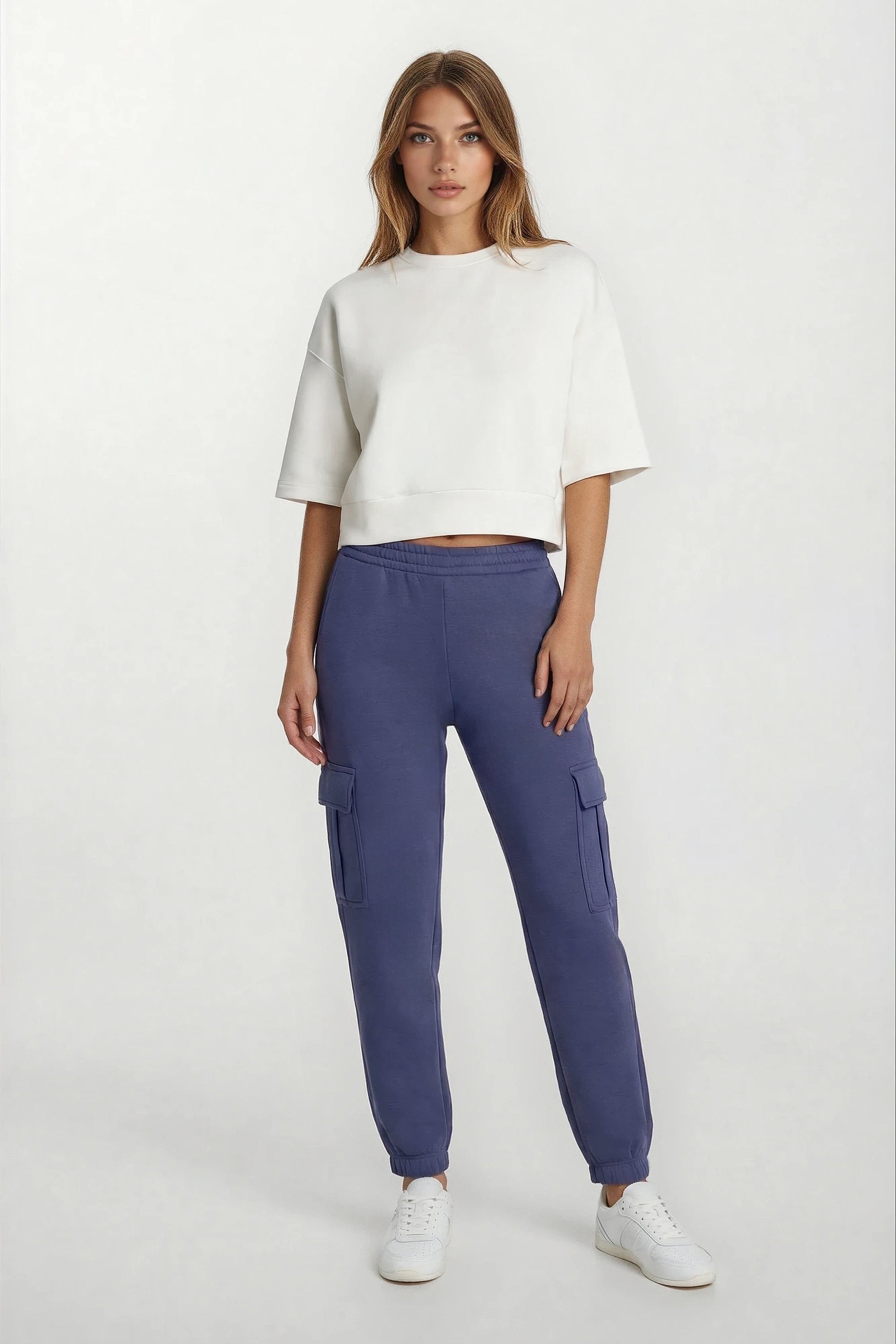 Wide Fleece Cargo Pant – 30”