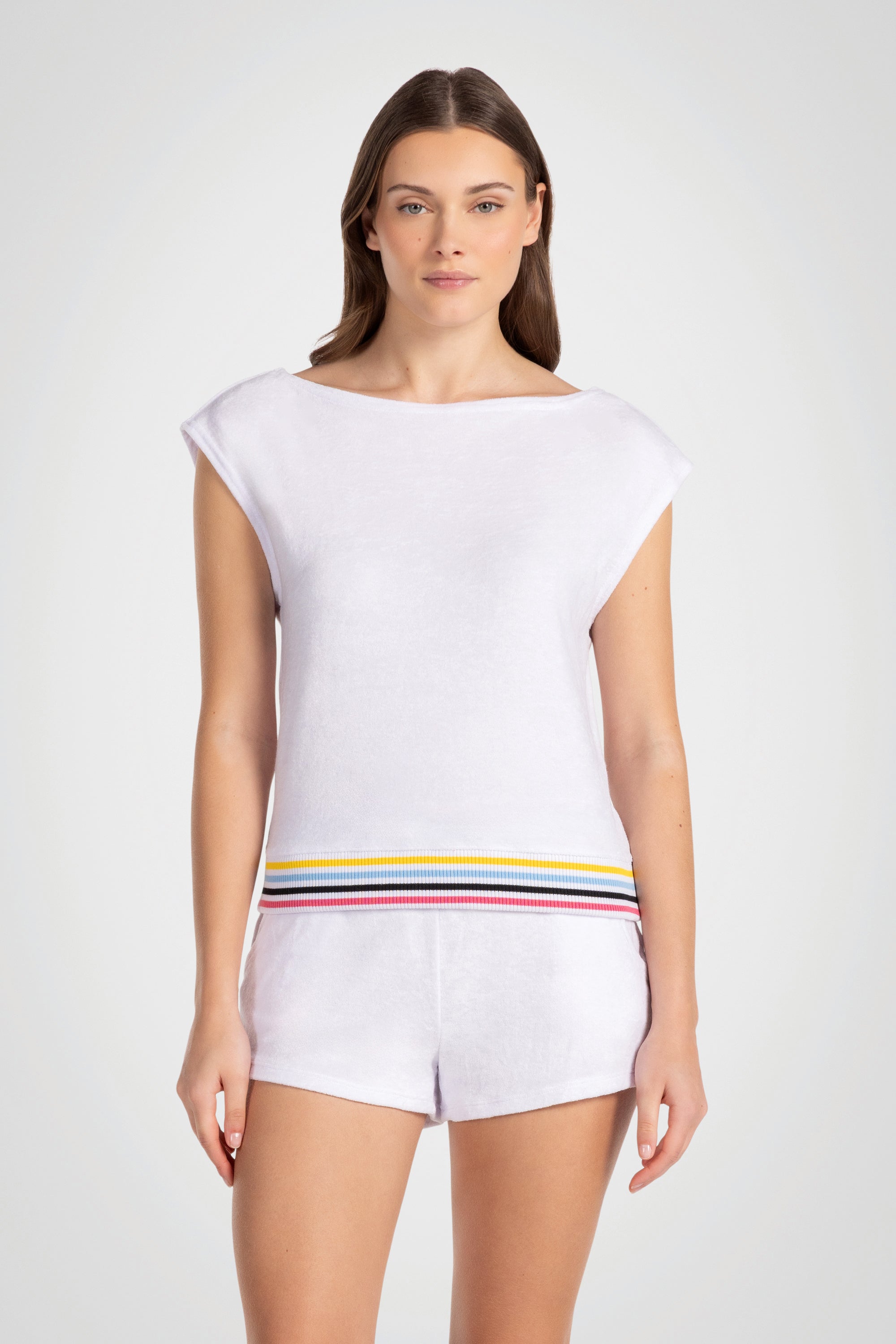 DriftEase Sleeveless Terry Top