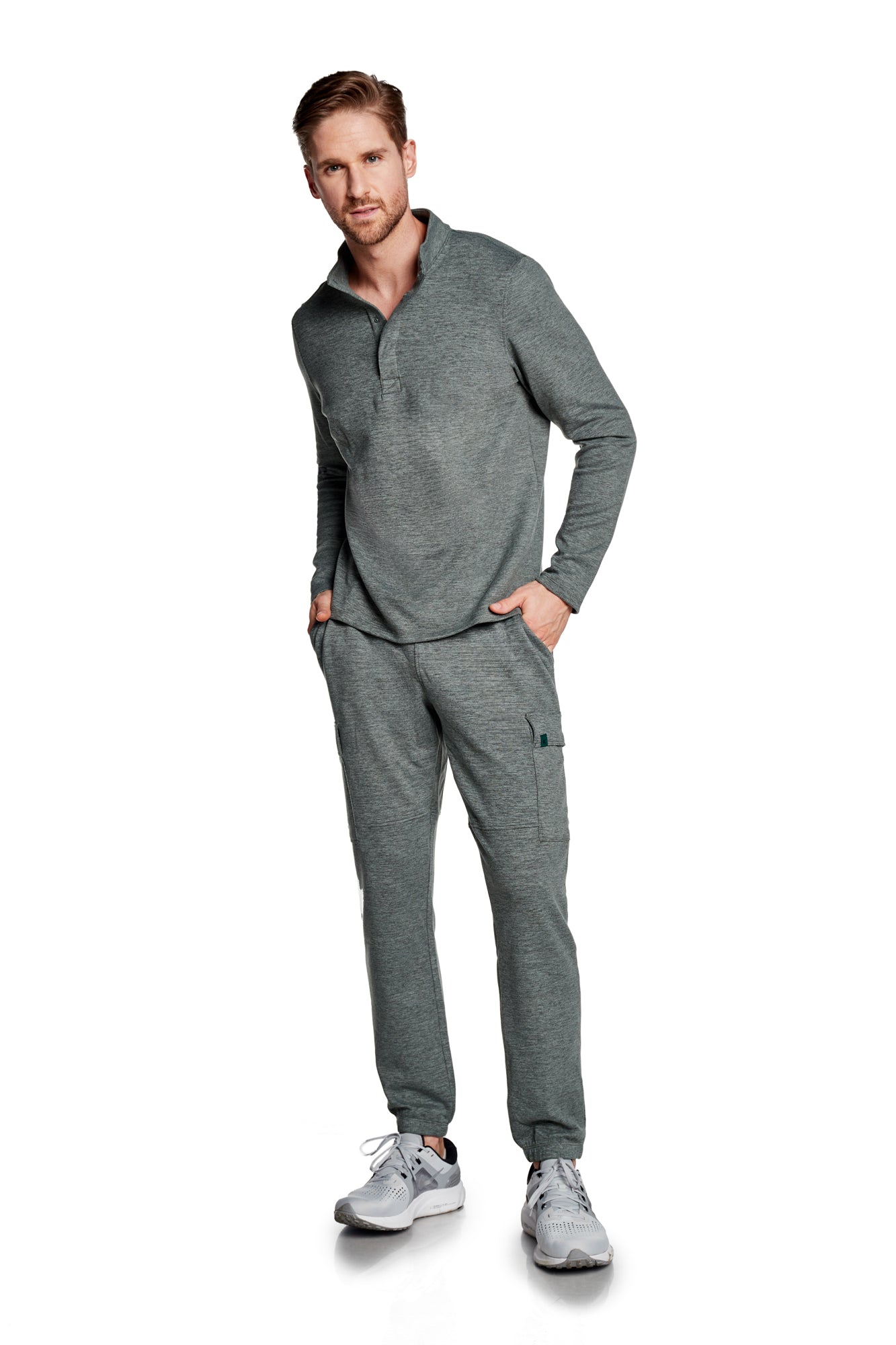 Jackson Quarter Snap Long Sleeve Top