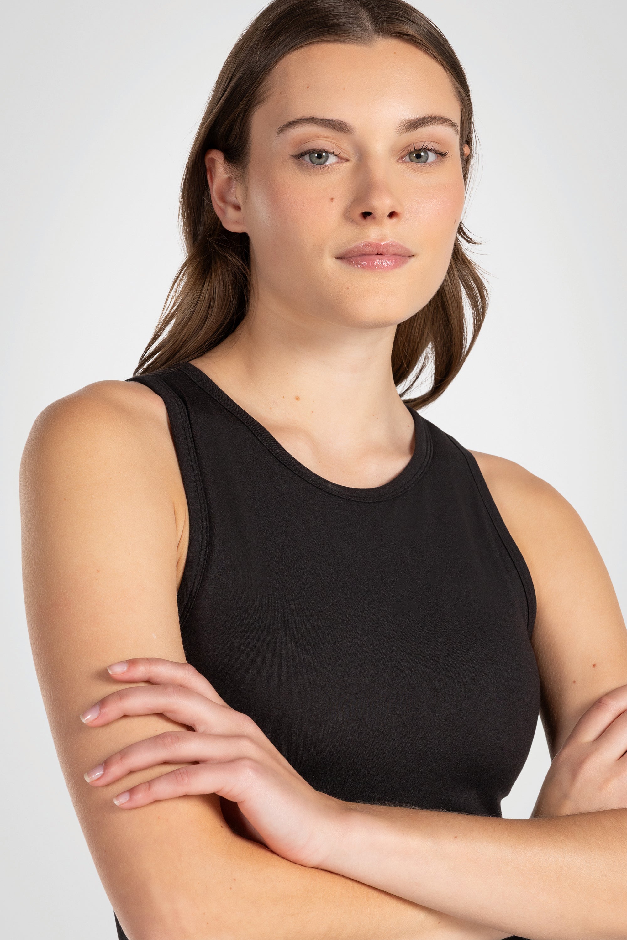 MossFlex Crew Neck Dress