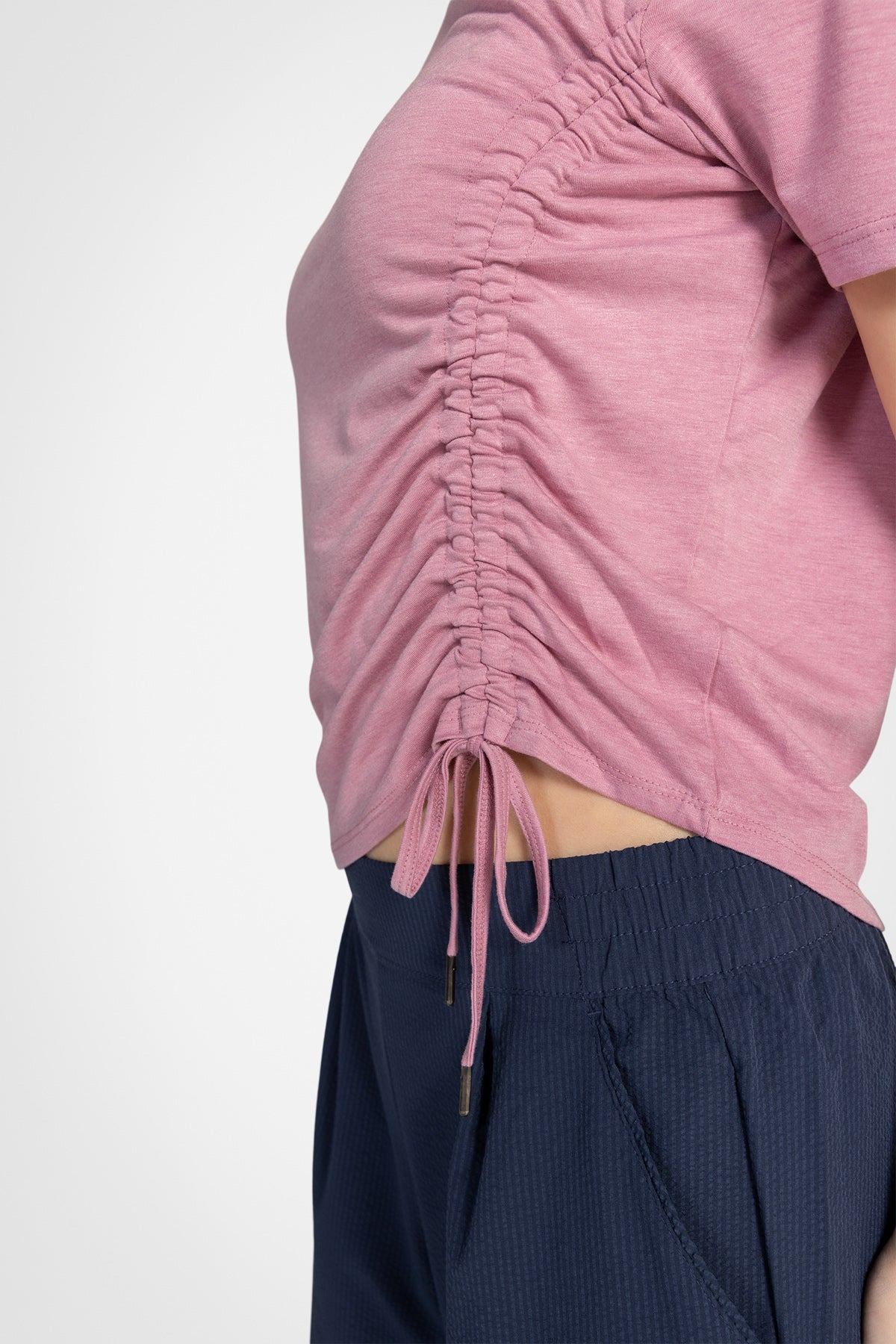 Active Ruched Short Sleeve Top