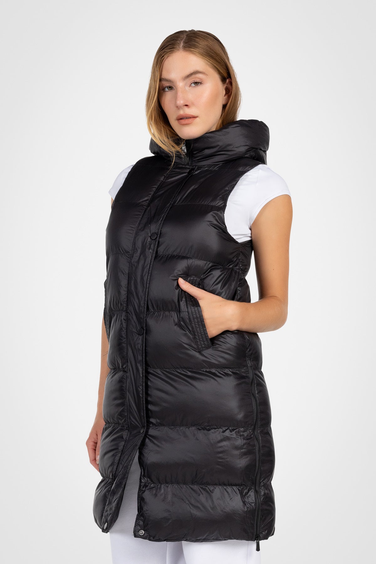 Explorer Long Shine Puffer Vest