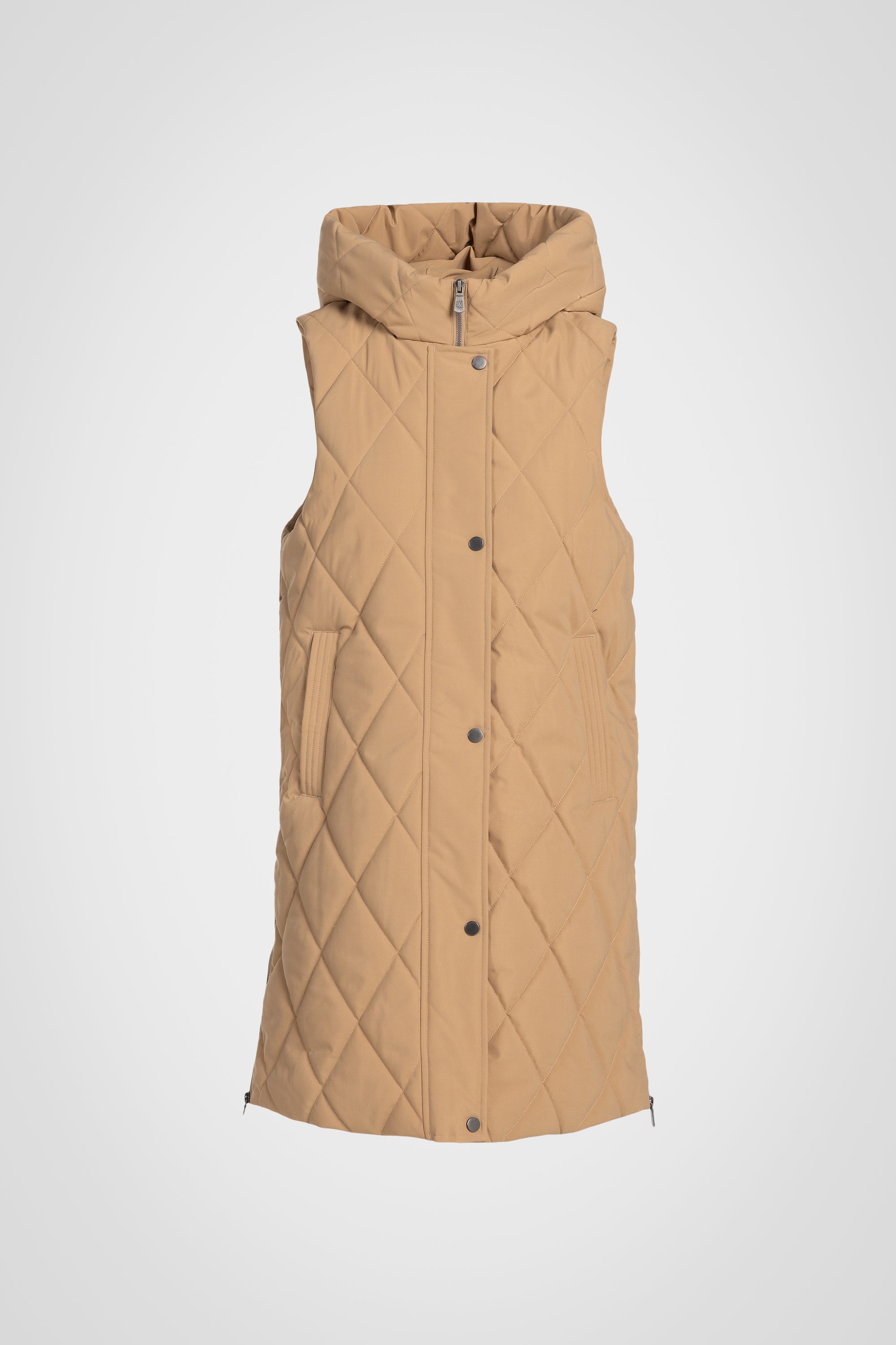 Diamond Long Puffer Vest