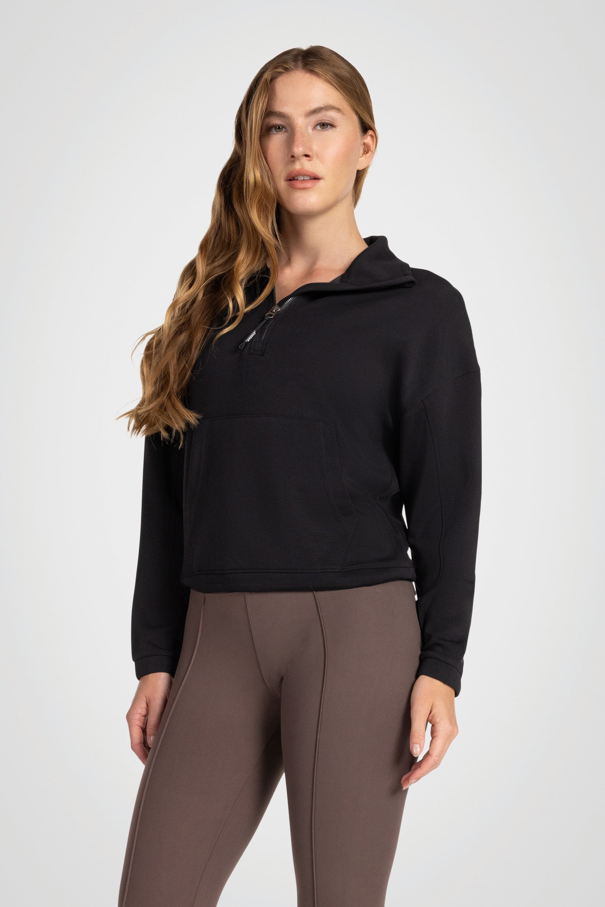 Bungee Modal Mock Neck Pullover