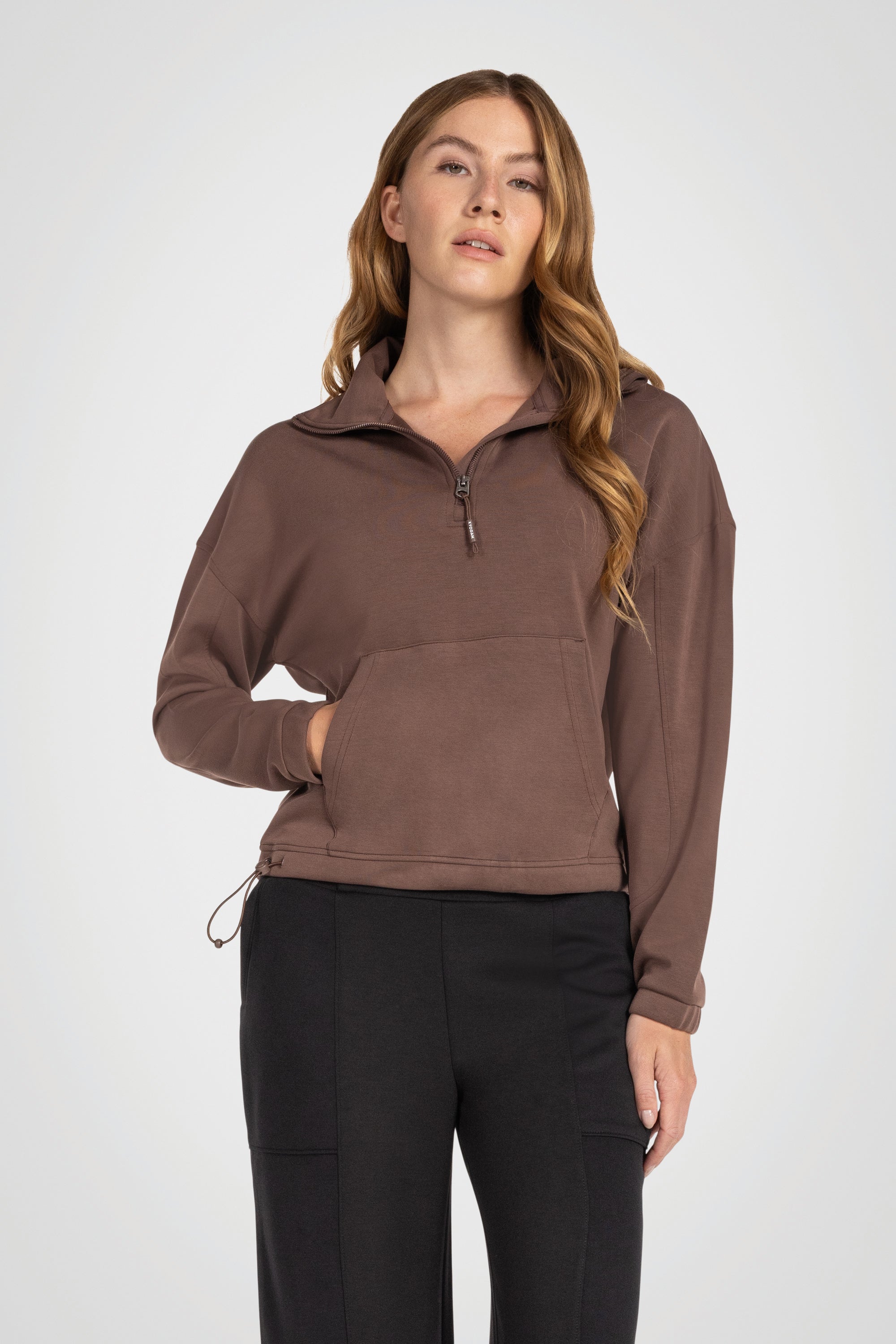 Bungee Modal Mock Neck Pullover