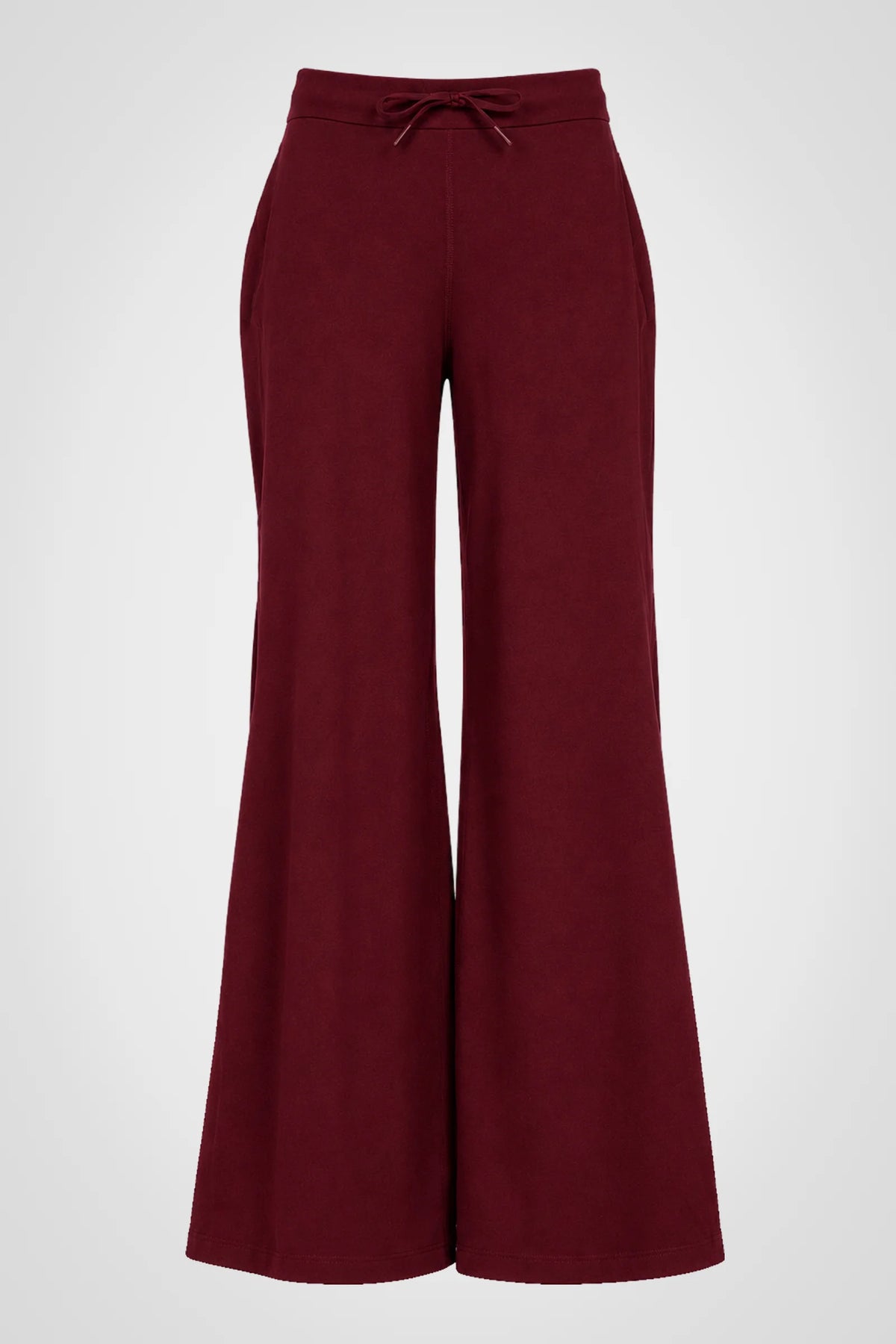 Aerelle Moss Jersey Wide-Leg Pants