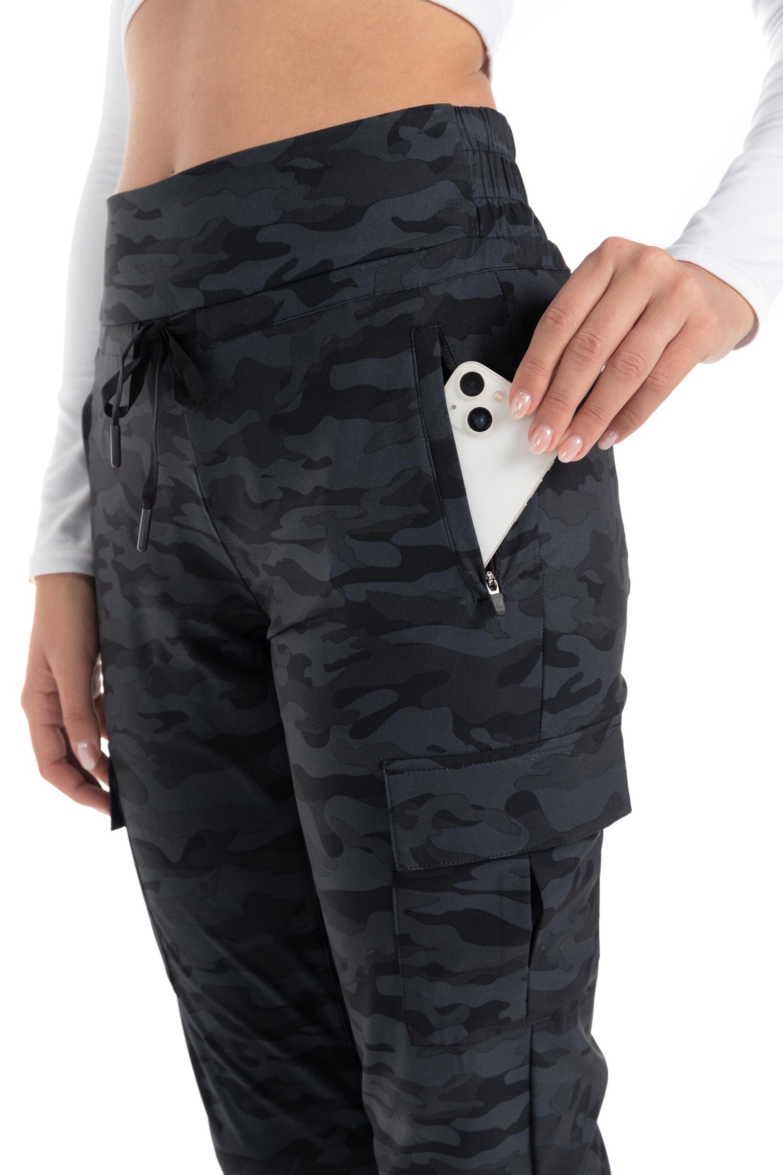 Cargo Woven Crop Jogger