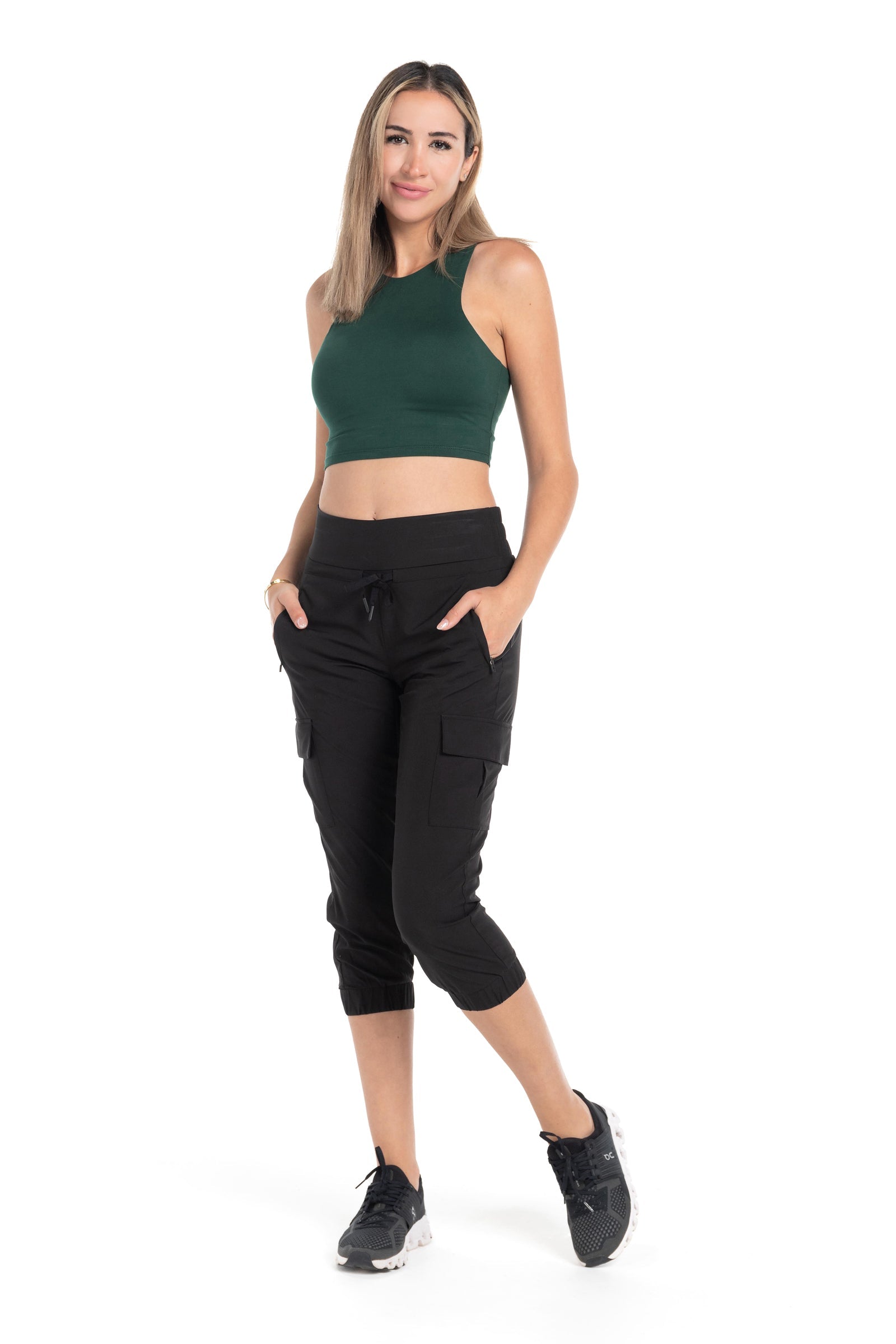 Cargo Woven Crop Jogger