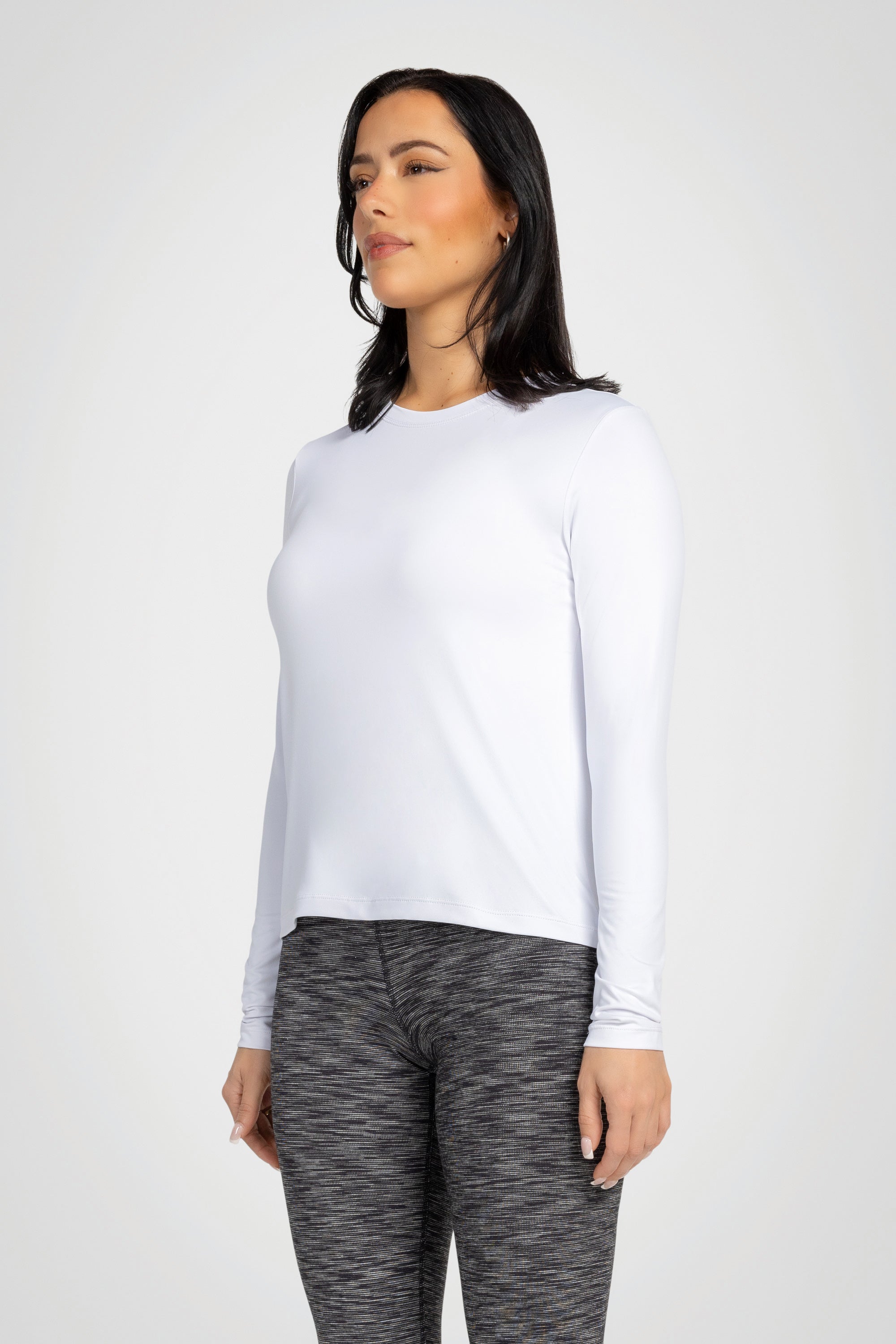 Willow Long-Sleeve Crewneck Top