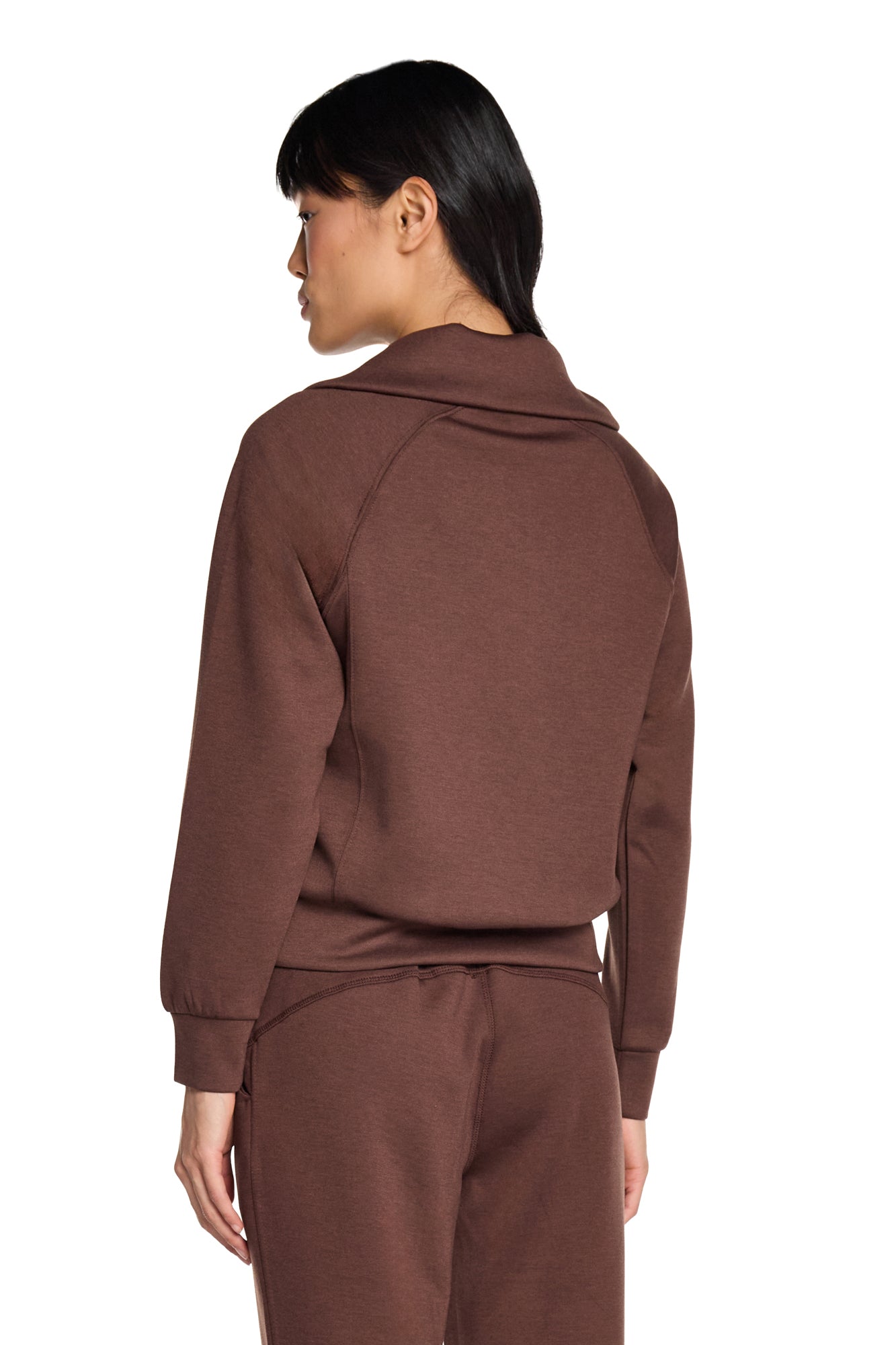 Kaia Funnel Neck Half Zip Sweatshirt