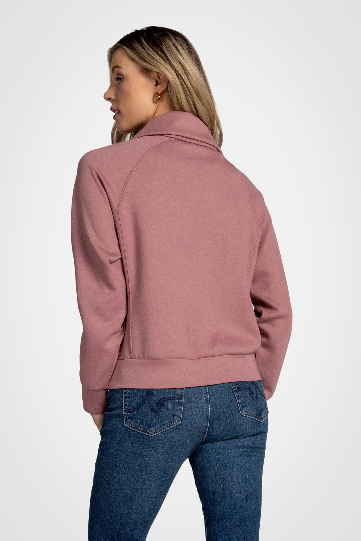 Kaia Funnel Neck Half Zip Sweatshirt