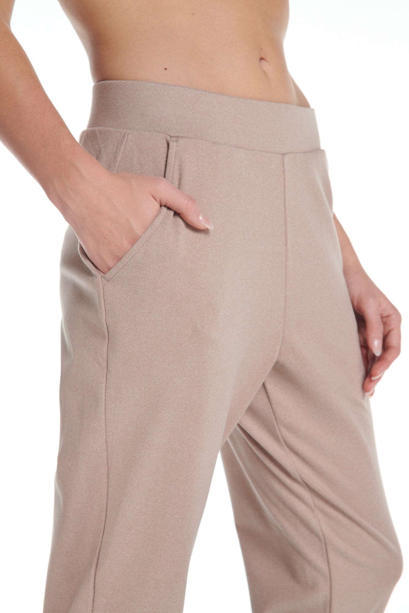 Aspen Velvet Moss Jersey Jogger