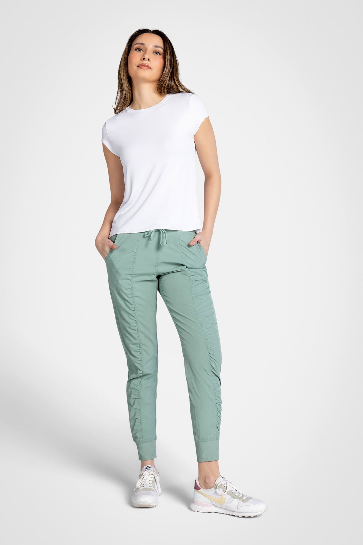 ComfortFlex Ribbed Hem Pants