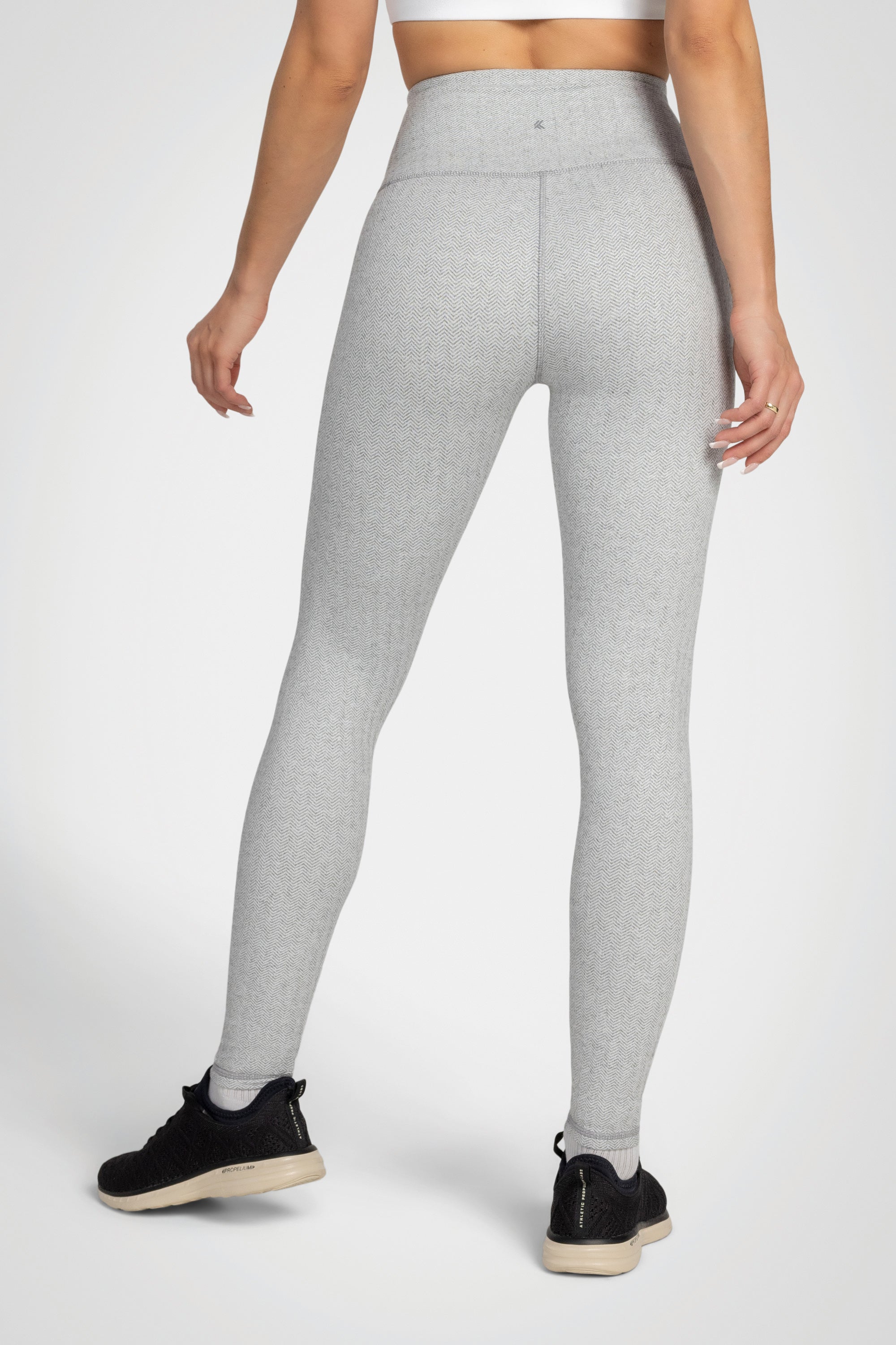 Herringbone Jacquard High-Waist Legging – 27”
