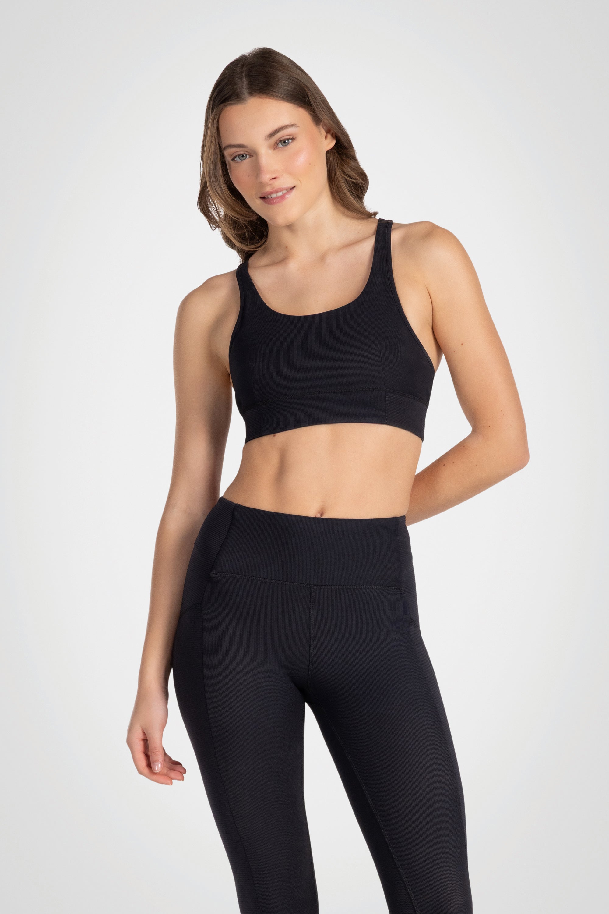 Solstice Escalate Ribbed Bra Top