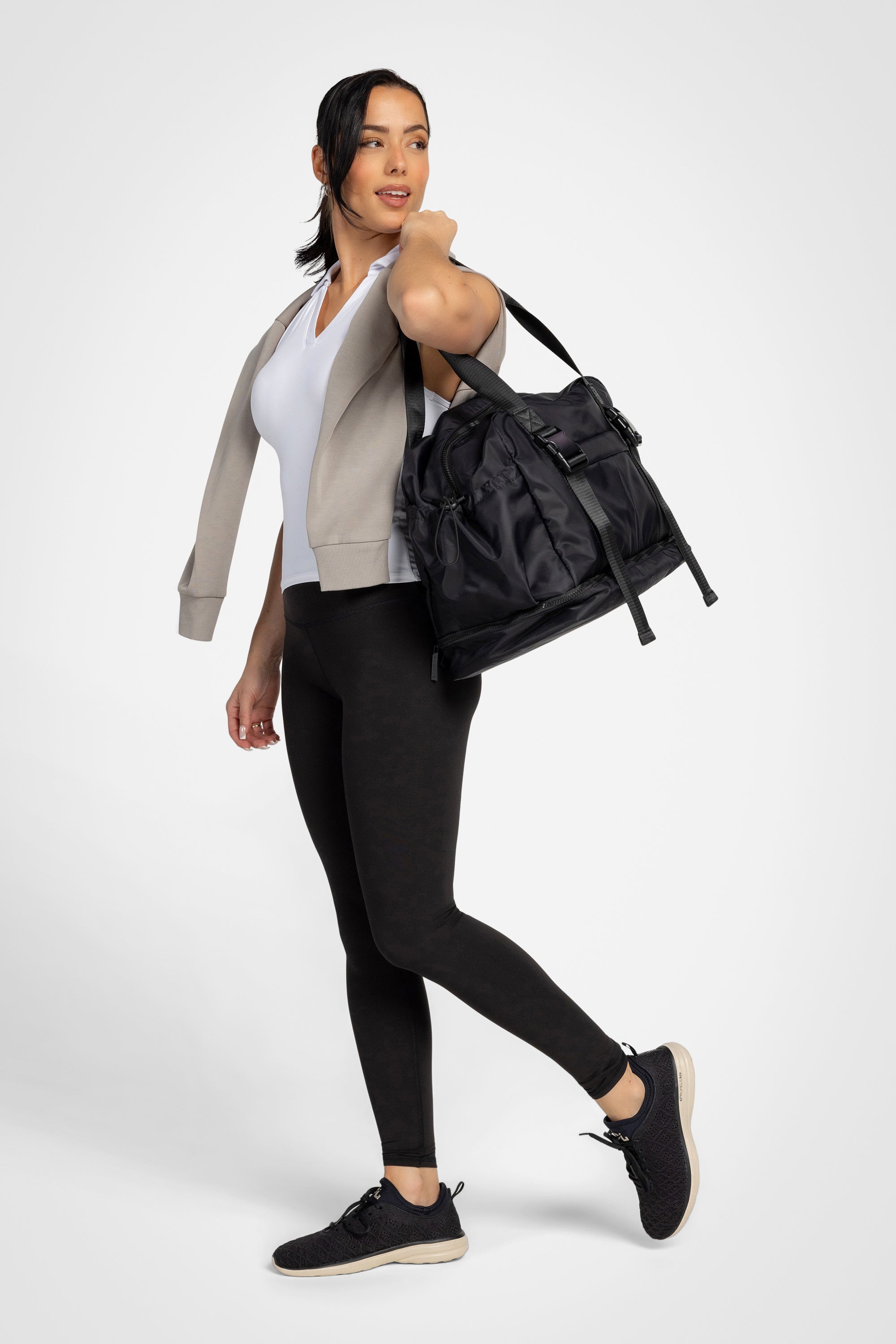 Lila Sleeveless Polo Top