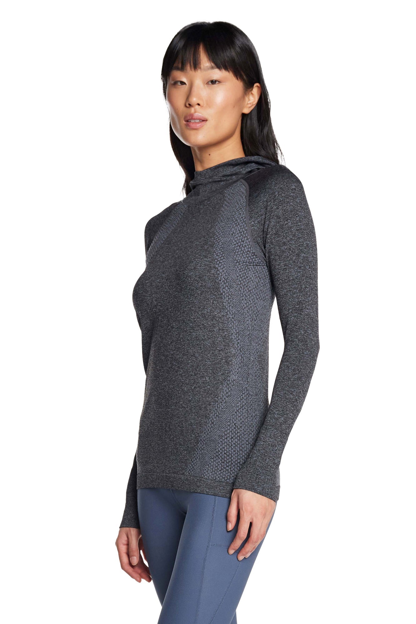 FlexBlend Hooded Seamless Performance Top