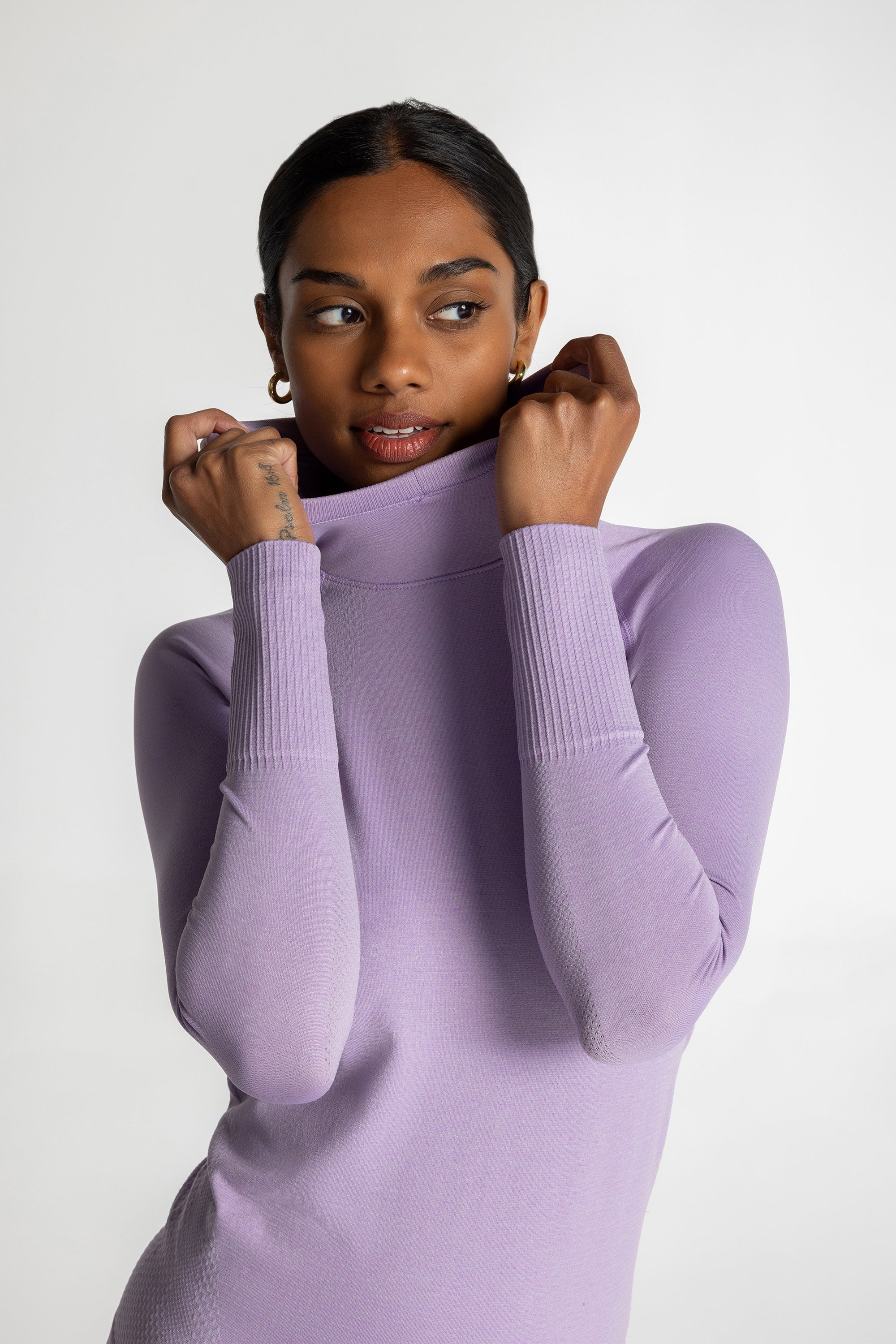 FlexBlend Hooded Seamless Performance Top