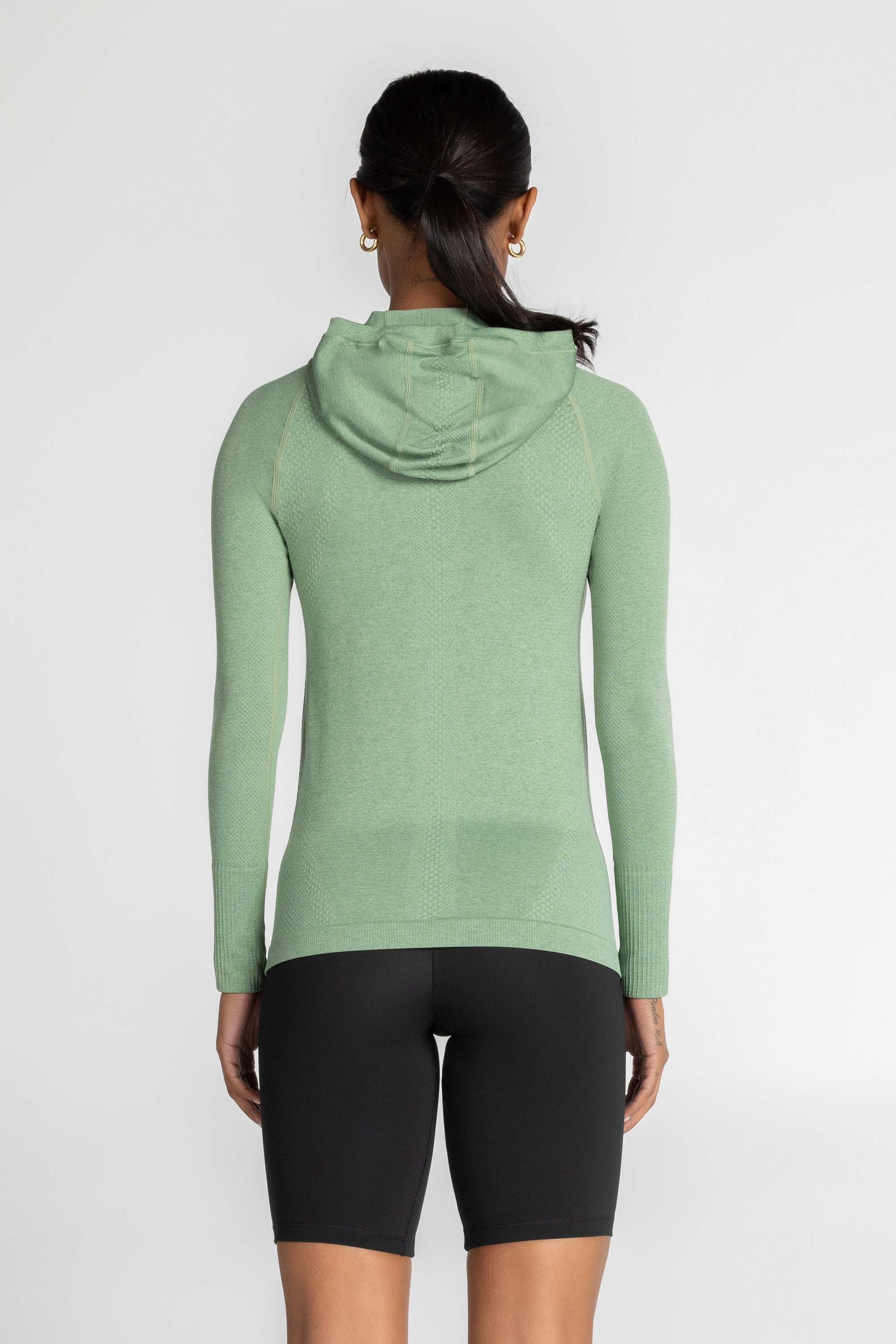 FlexBlend Hooded Seamless Performance Top