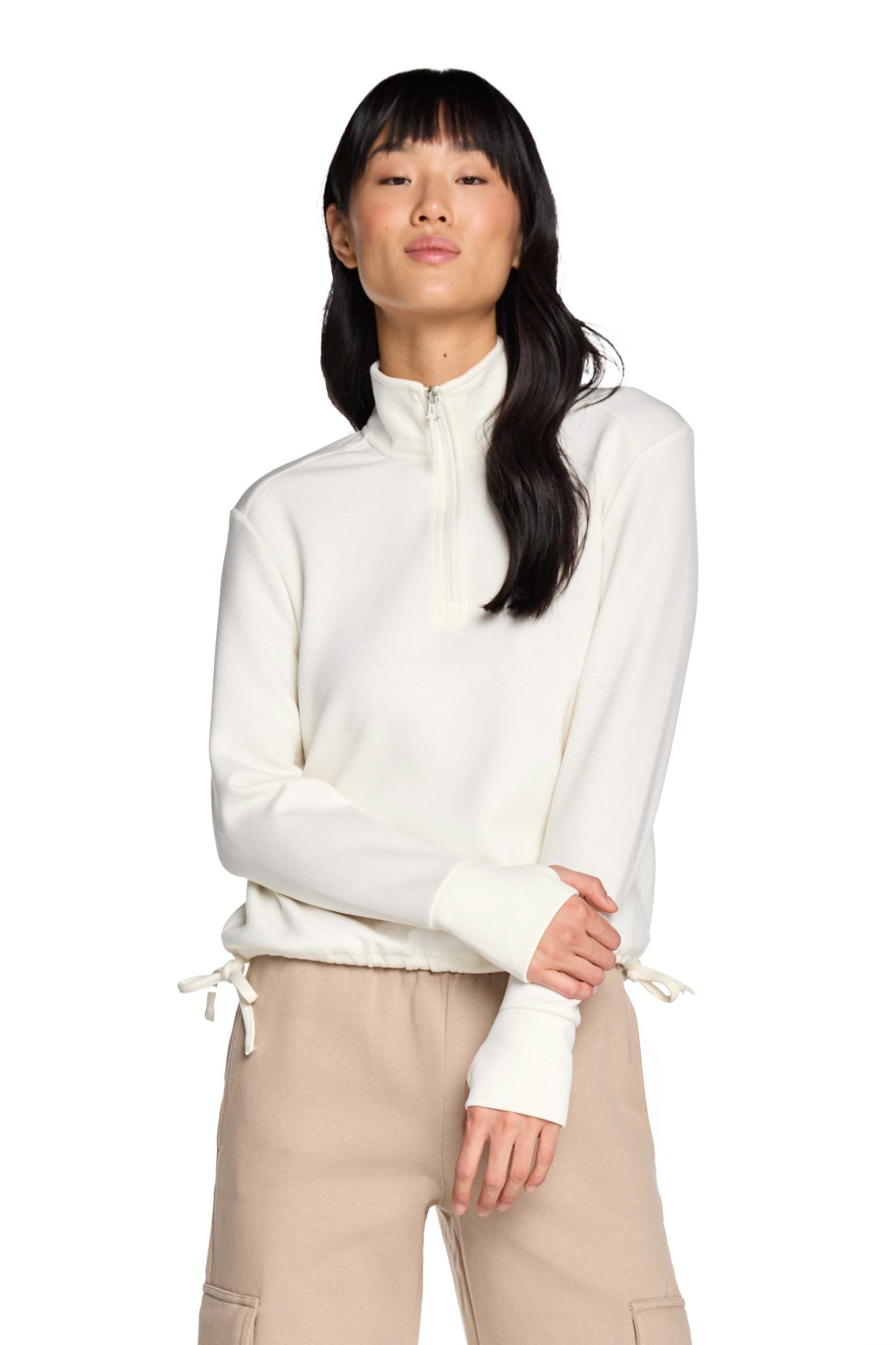Shelby Funnel Neck Half Zip Sweatshirt