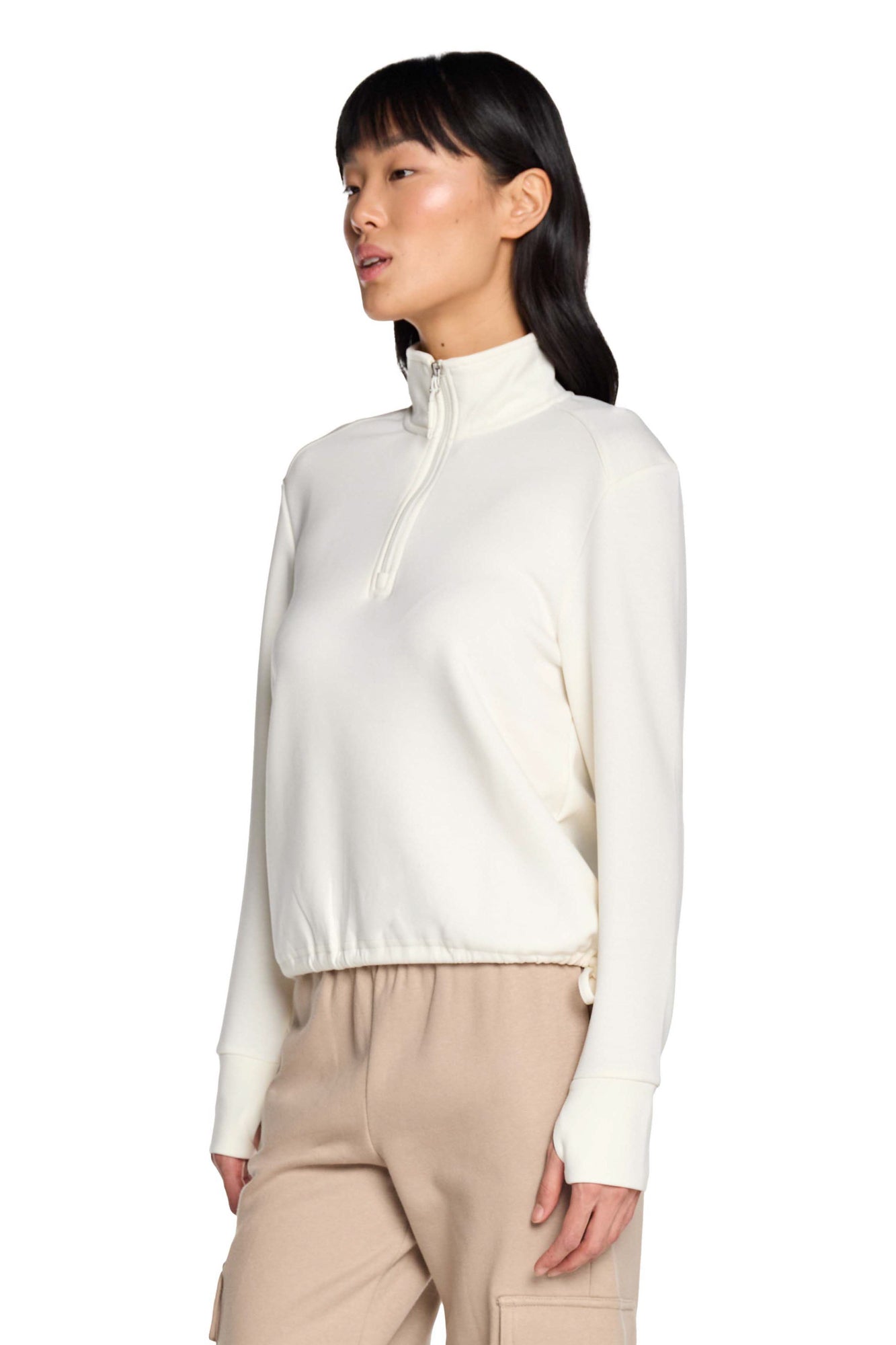 Shelby Funnel Neck Half Zip Sweatshirt