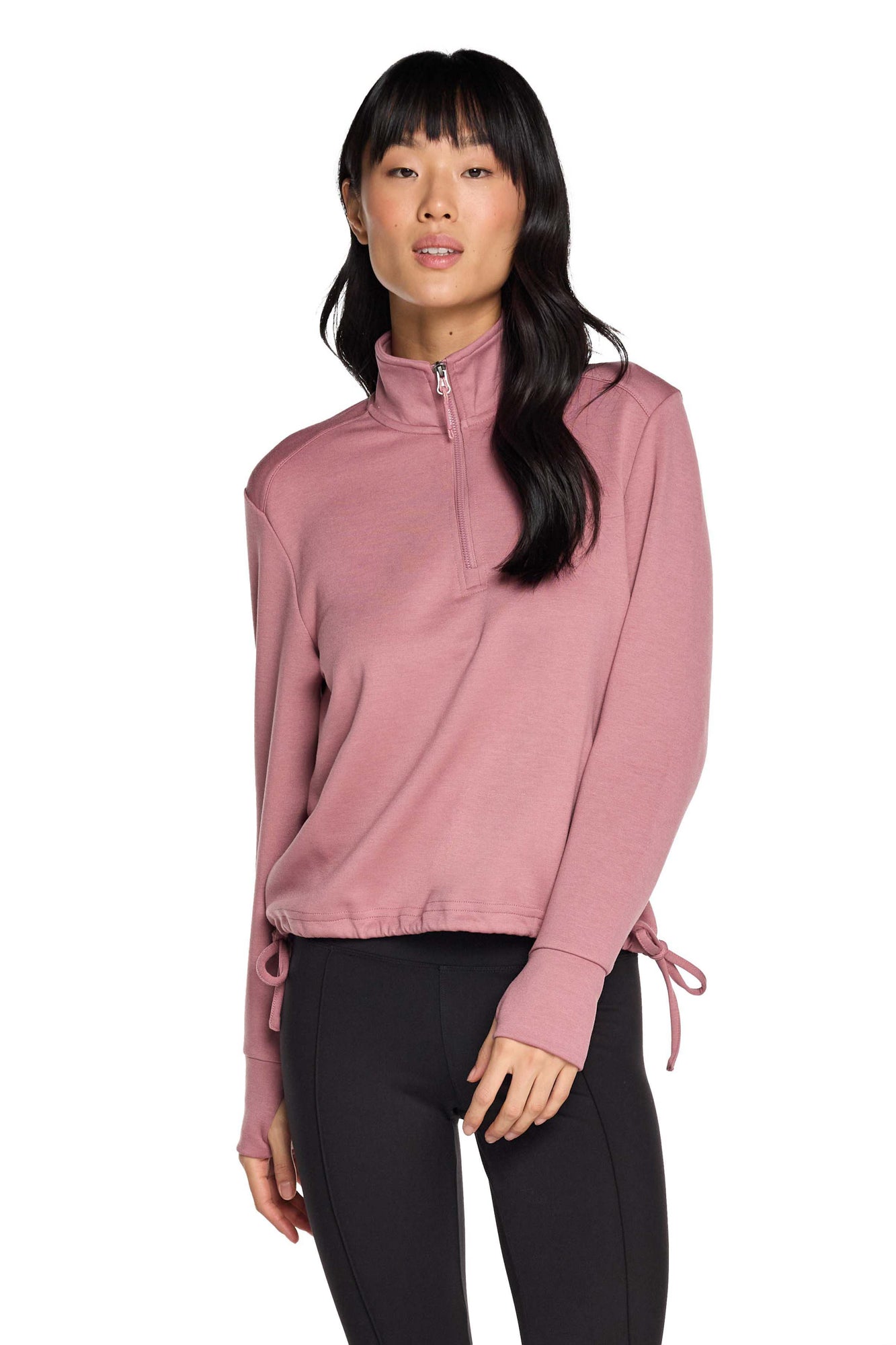 Shelby Funnel Neck Half Zip Sweatshirt