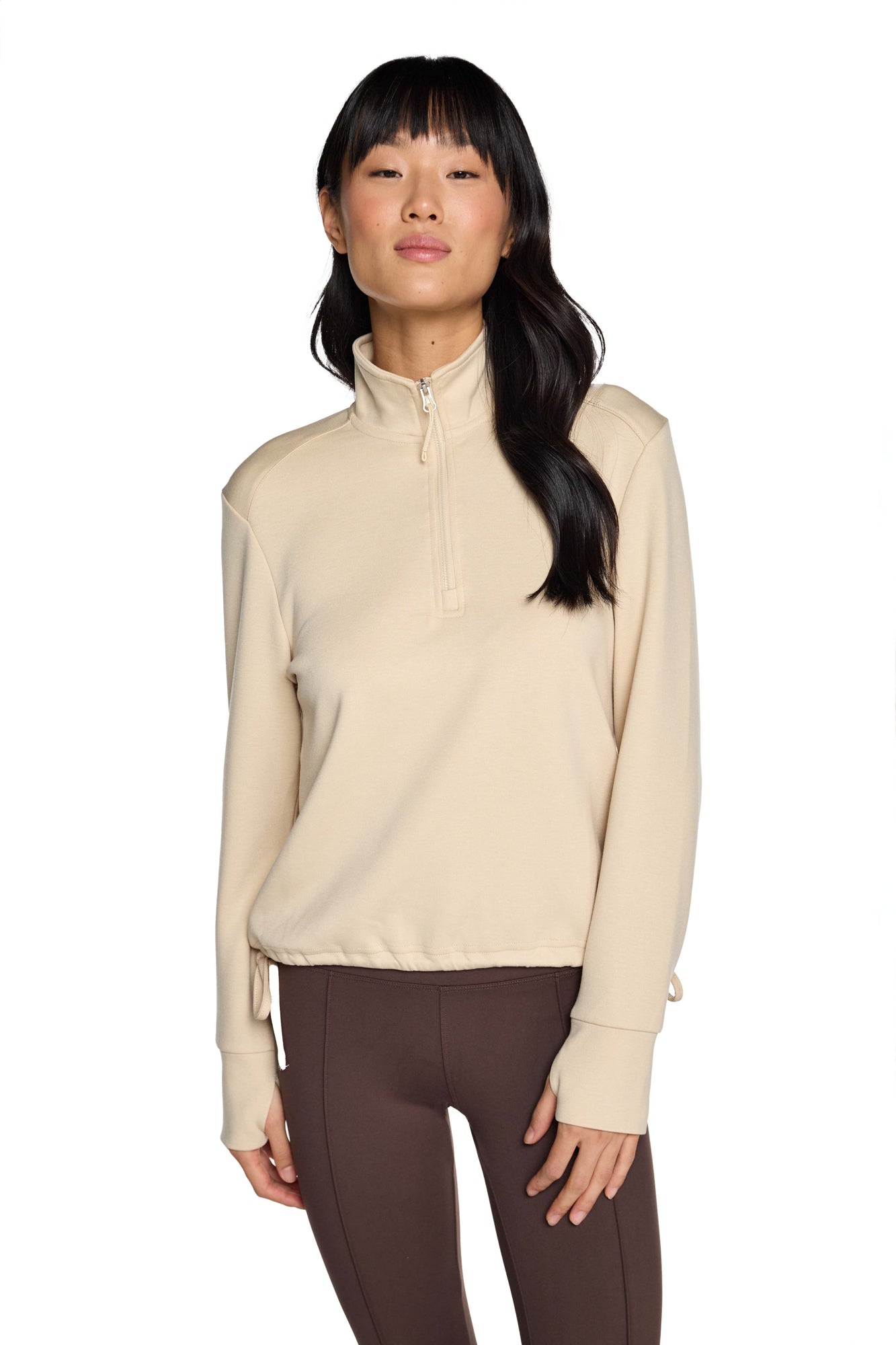 Shelby Funnel Neck Half Zip Sweatshirt