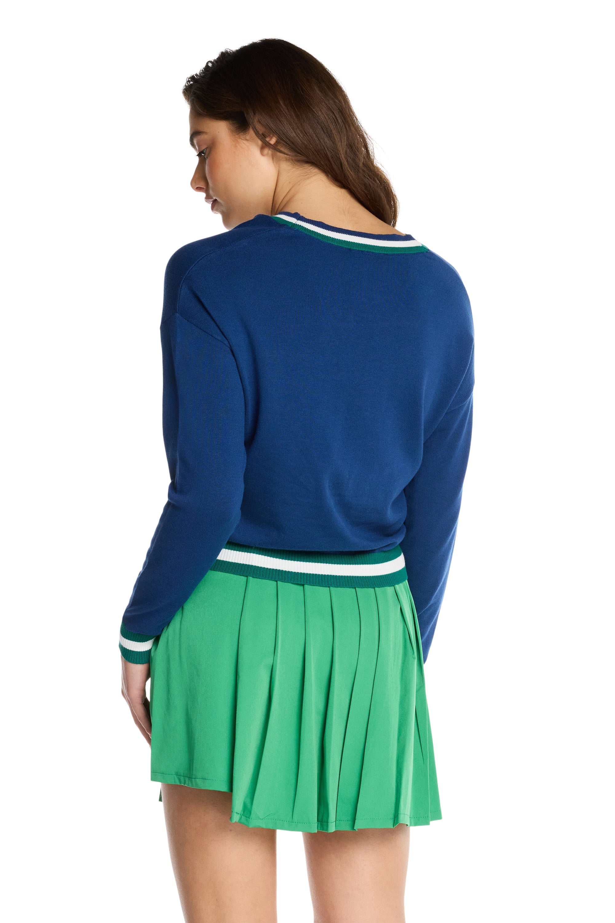 Court Charme Long Sleeve Sweater