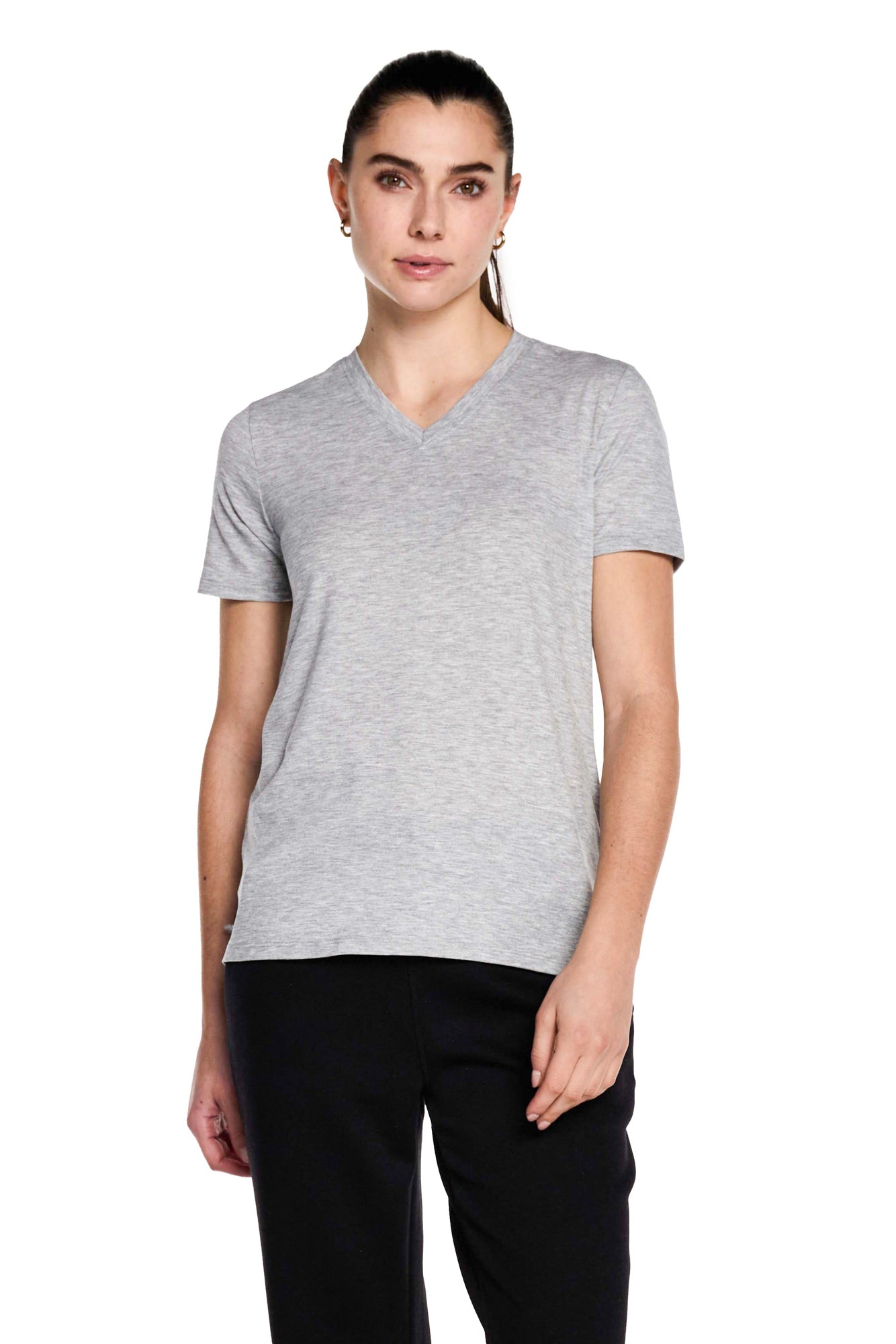 Free Spirit V-Neck Short Sleeve Top