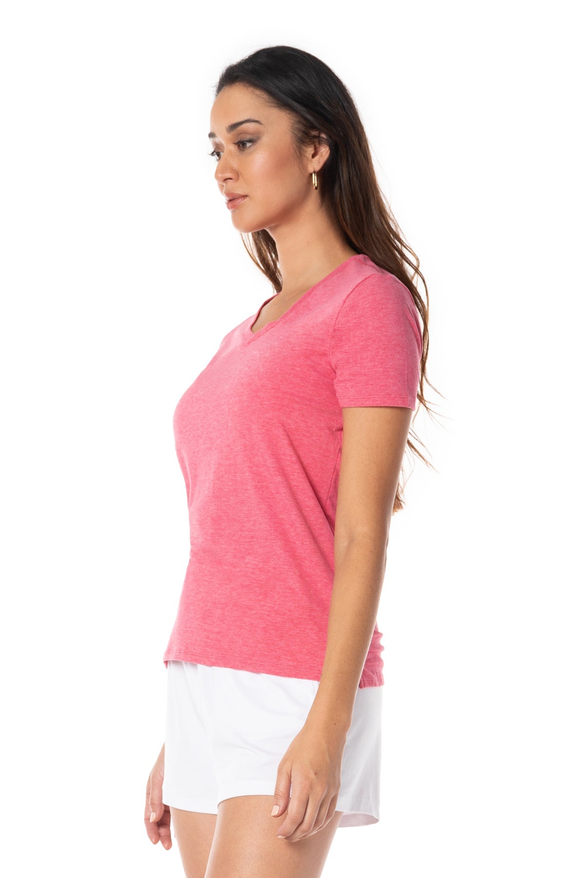 Free Spirit V-Neck Short Sleeve Top