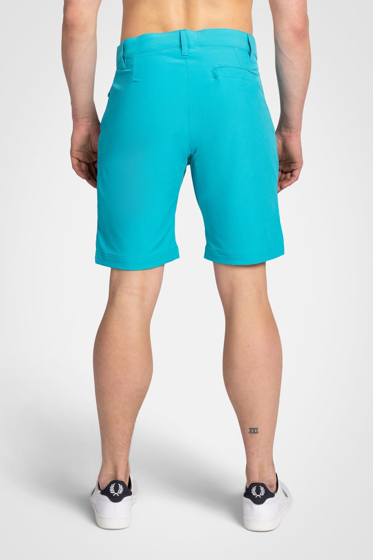 4-Way Woven Golf Short with Front Pockets and Back Pocket at Wearer's Right Side - UPF50