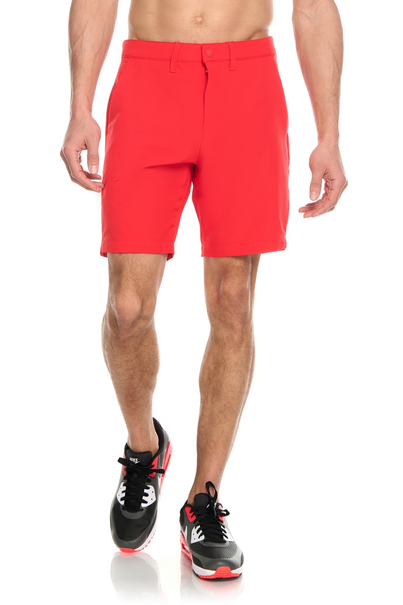 4-Way Woven Golf Short with Front Pockets and Back Pocket at Wearer's Right Side - UPF50