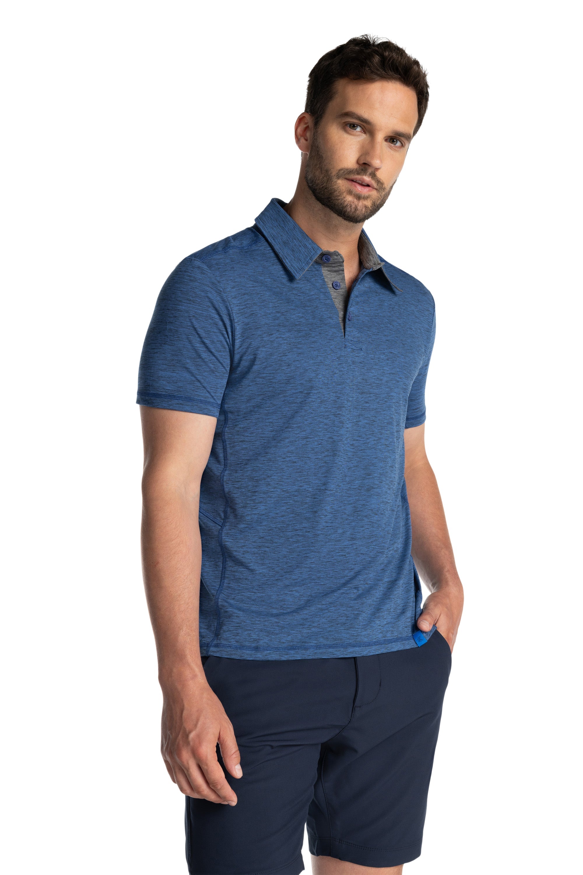 Brookside Contrast Collar Polo