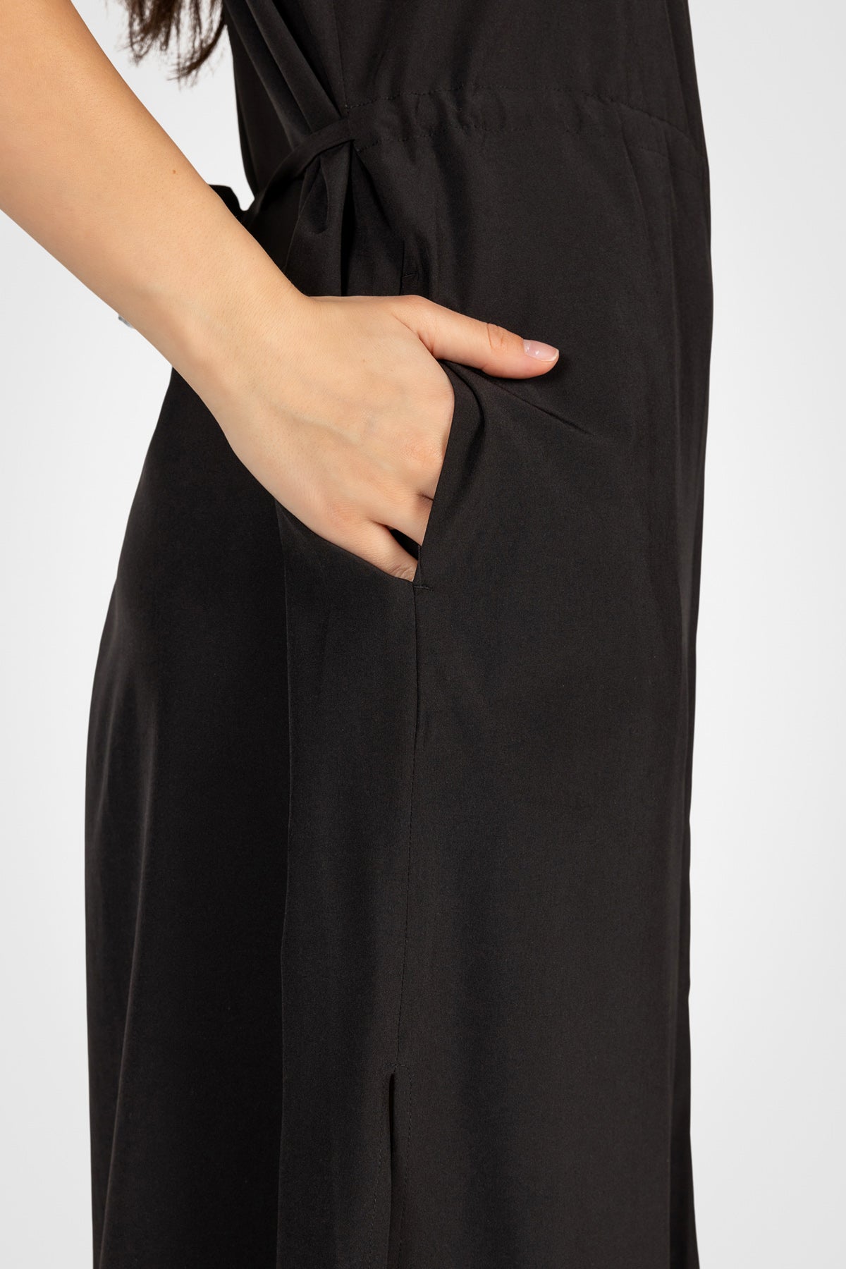 Flowline Maxi Shirt Dress