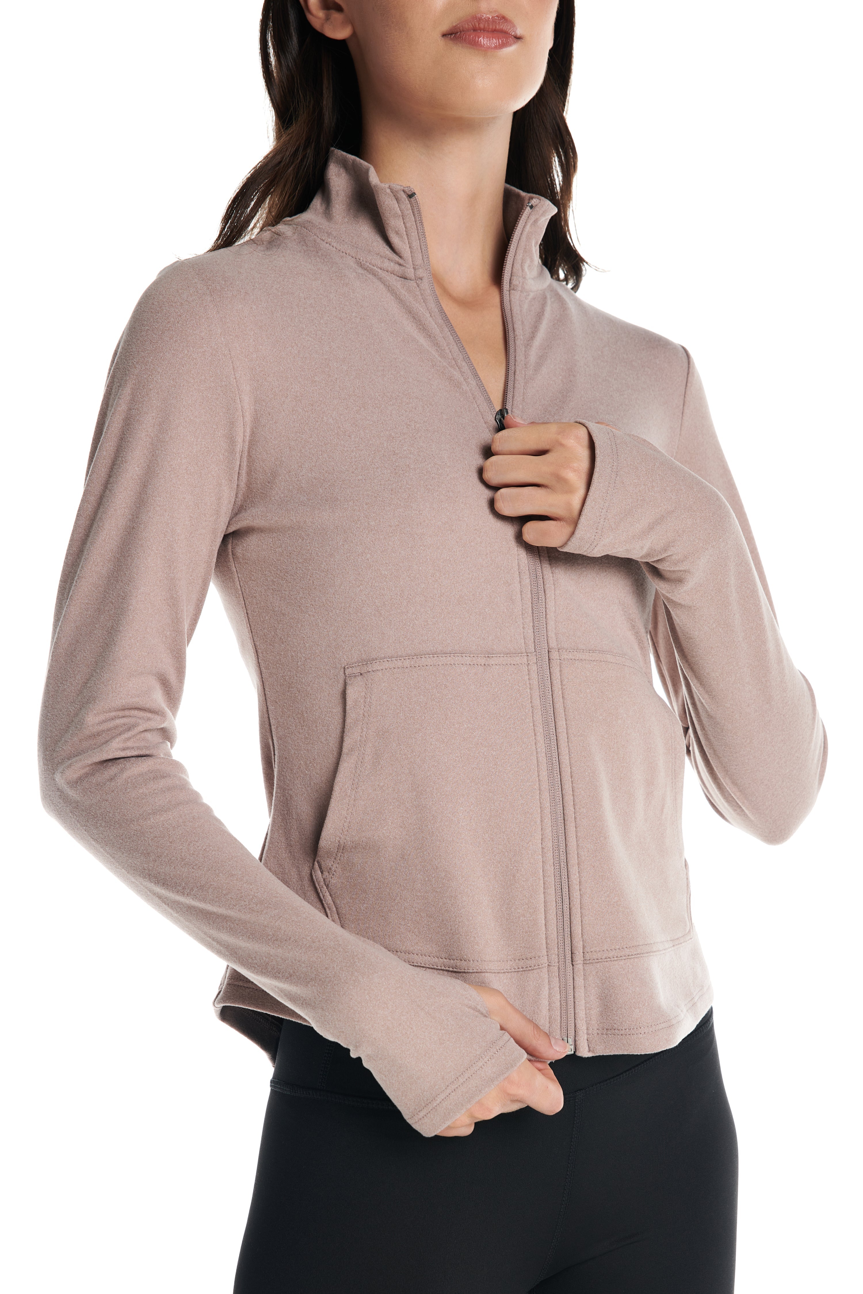 Aspen Lightweight Zip Up Long-Sleeve Sweater