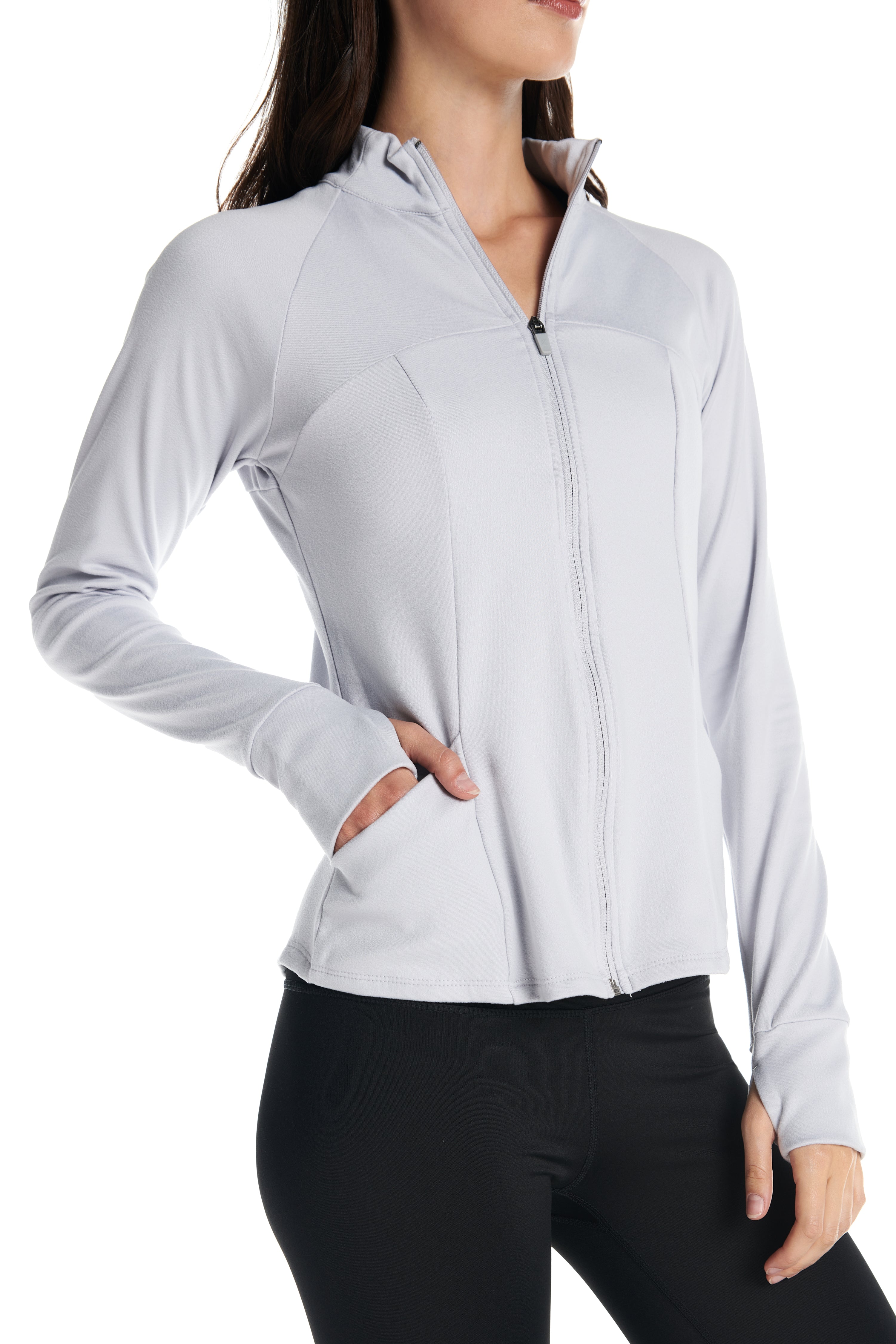 Aspen Lightweight Zip Up Long-Sleeve Sweater