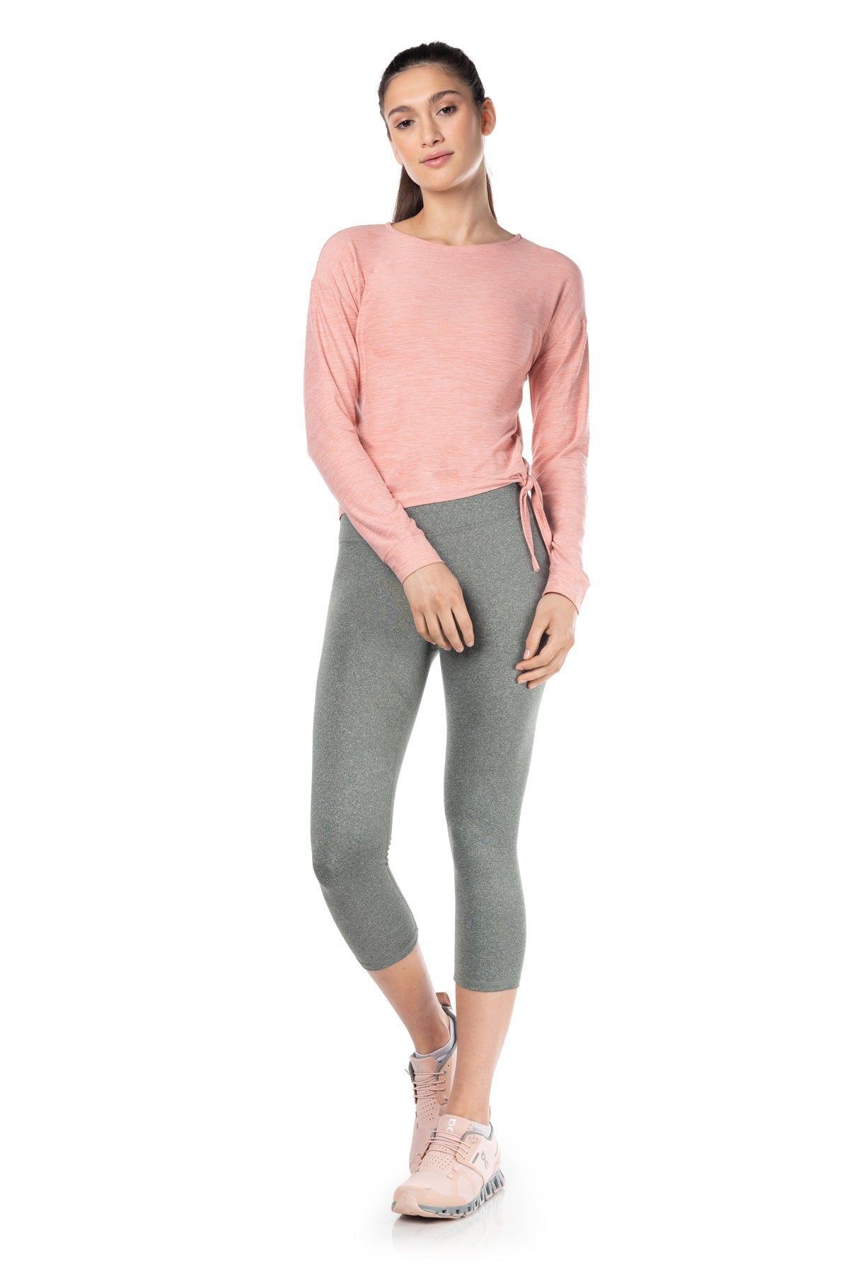Day-To-Day Side-Tie Long Sleeve Top