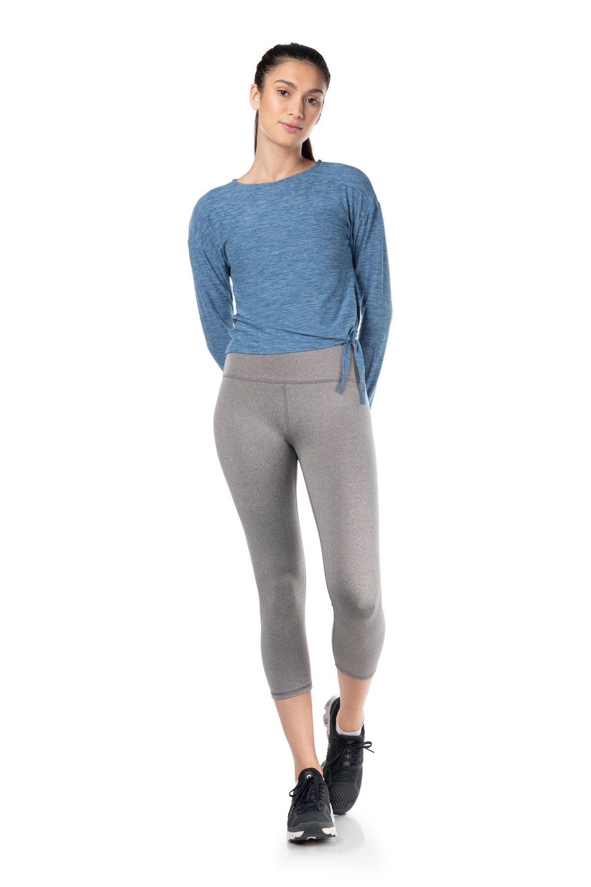 Day-To-Day Side-Tie Long Sleeve Top