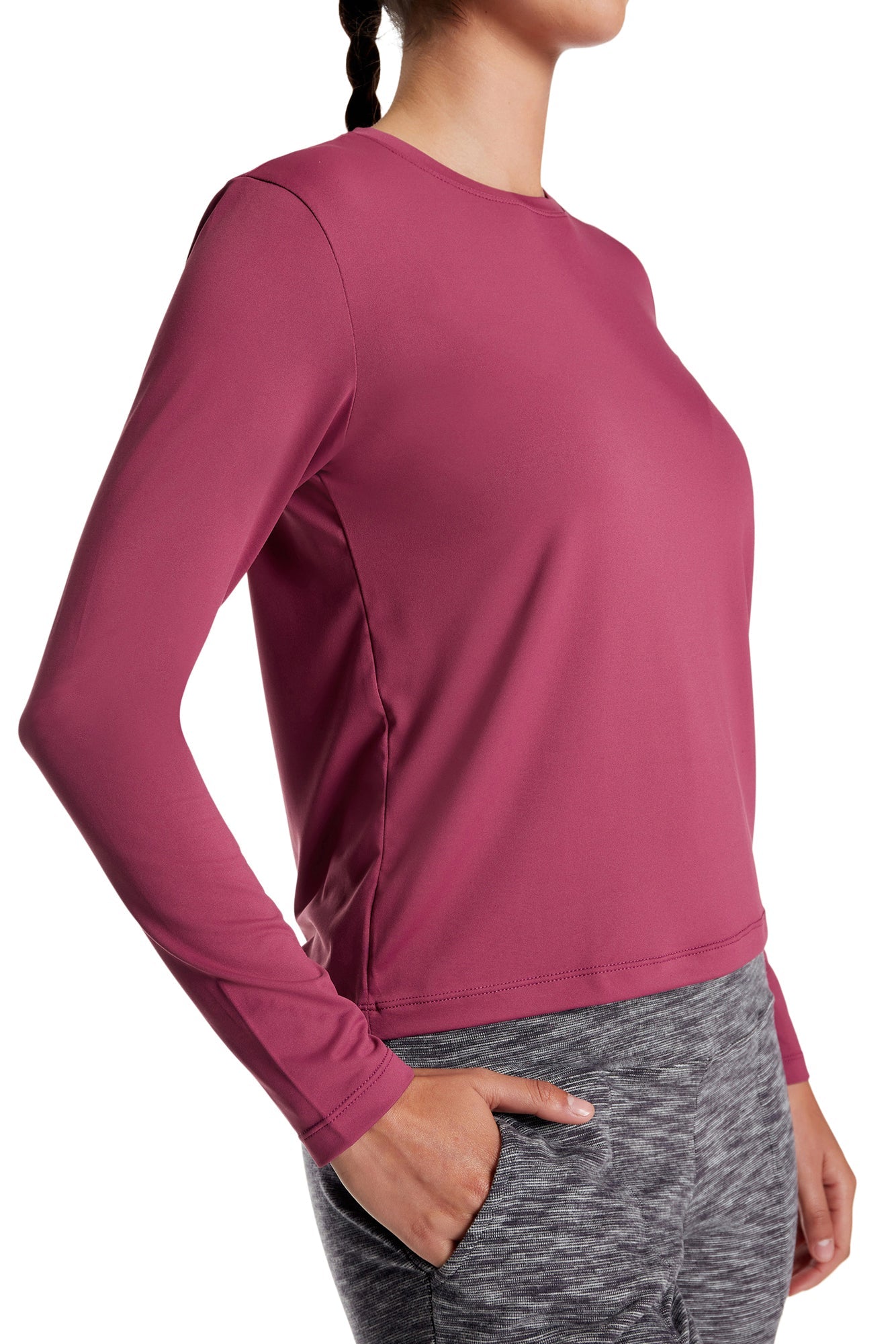 Willow Long-Sleeve Crewneck Top