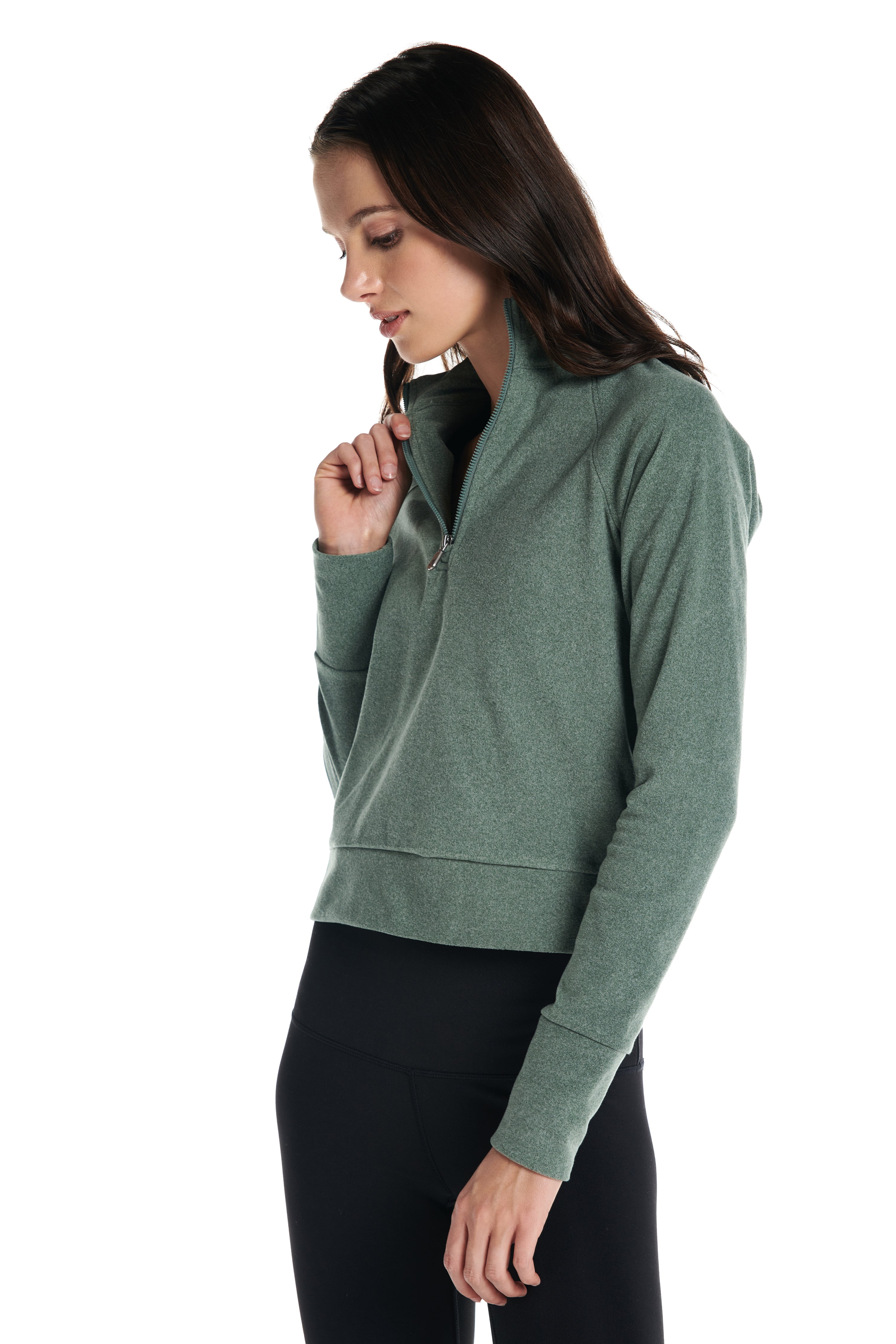 Aspen ¼ Zip Long Sleeve Sweater