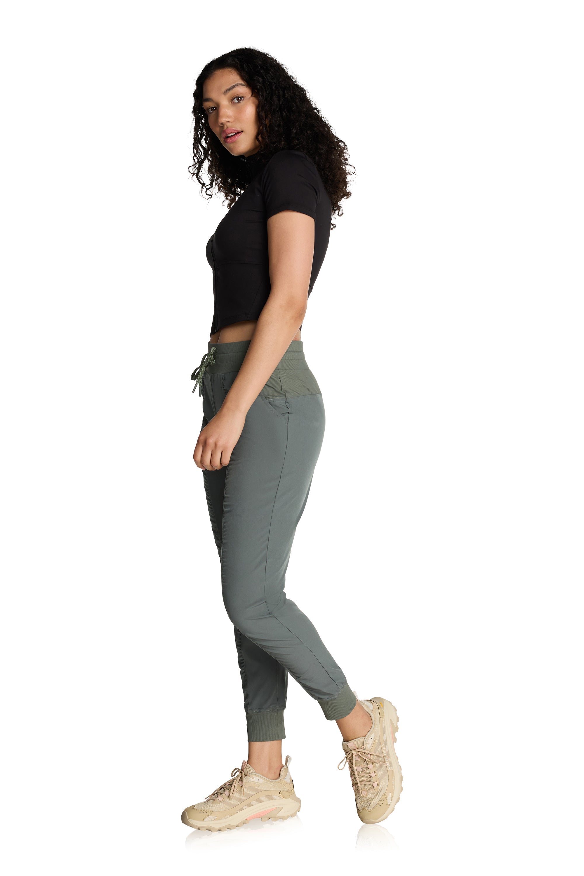 ComfortFlex Ribbed Hem Pants