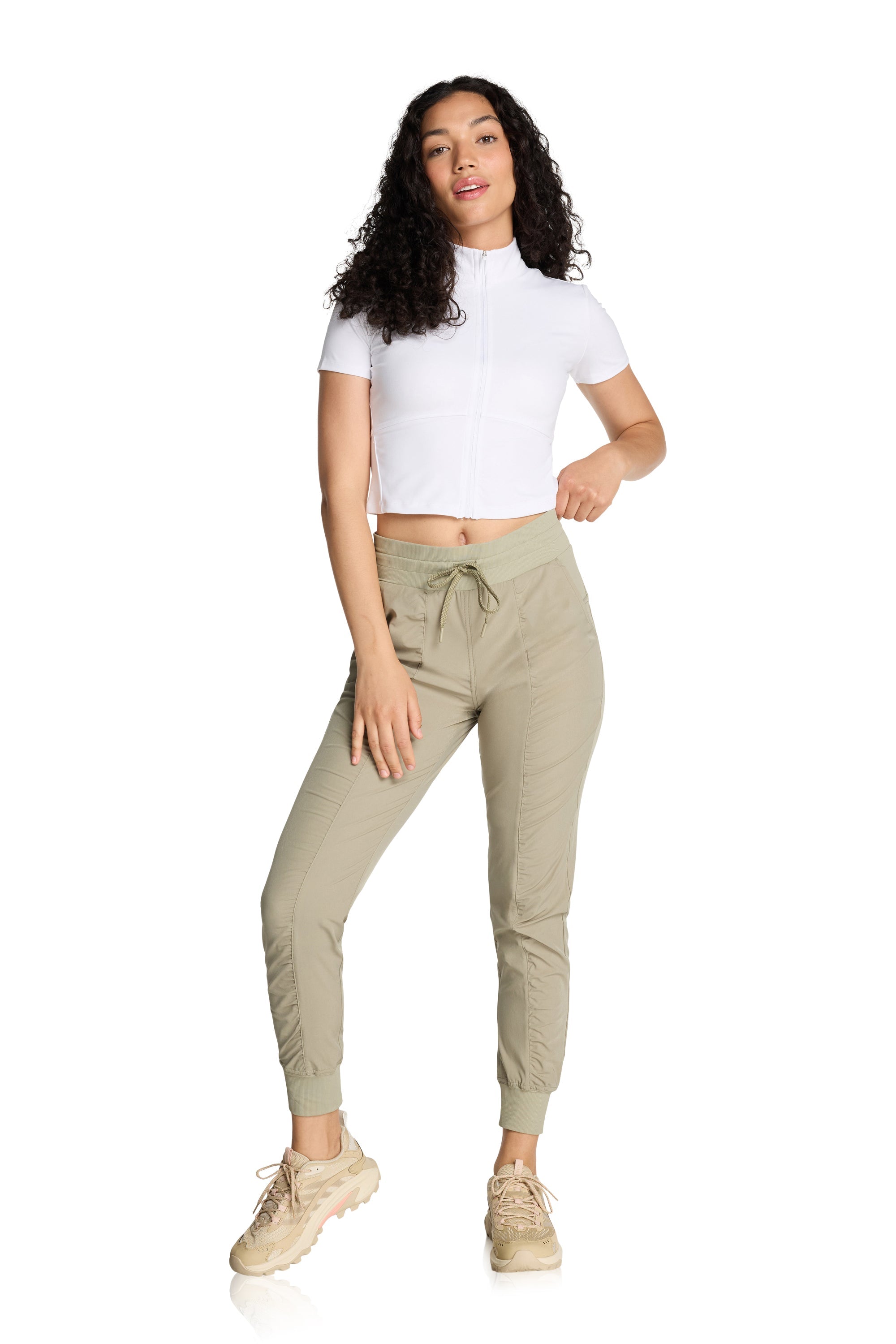 ComfortFlex Ribbed Hem Pants