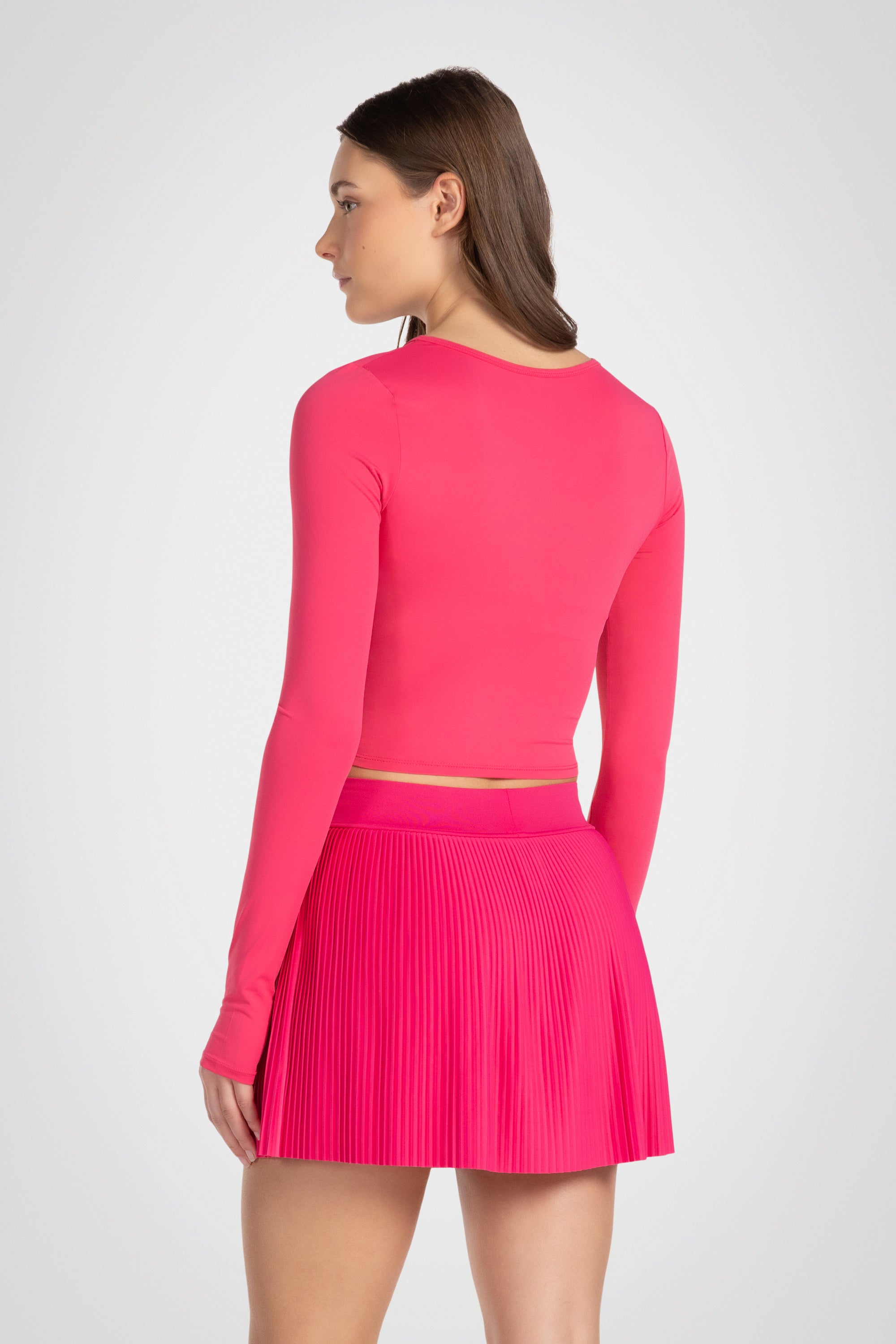 Softgather V-Neck Long Sleeve Top