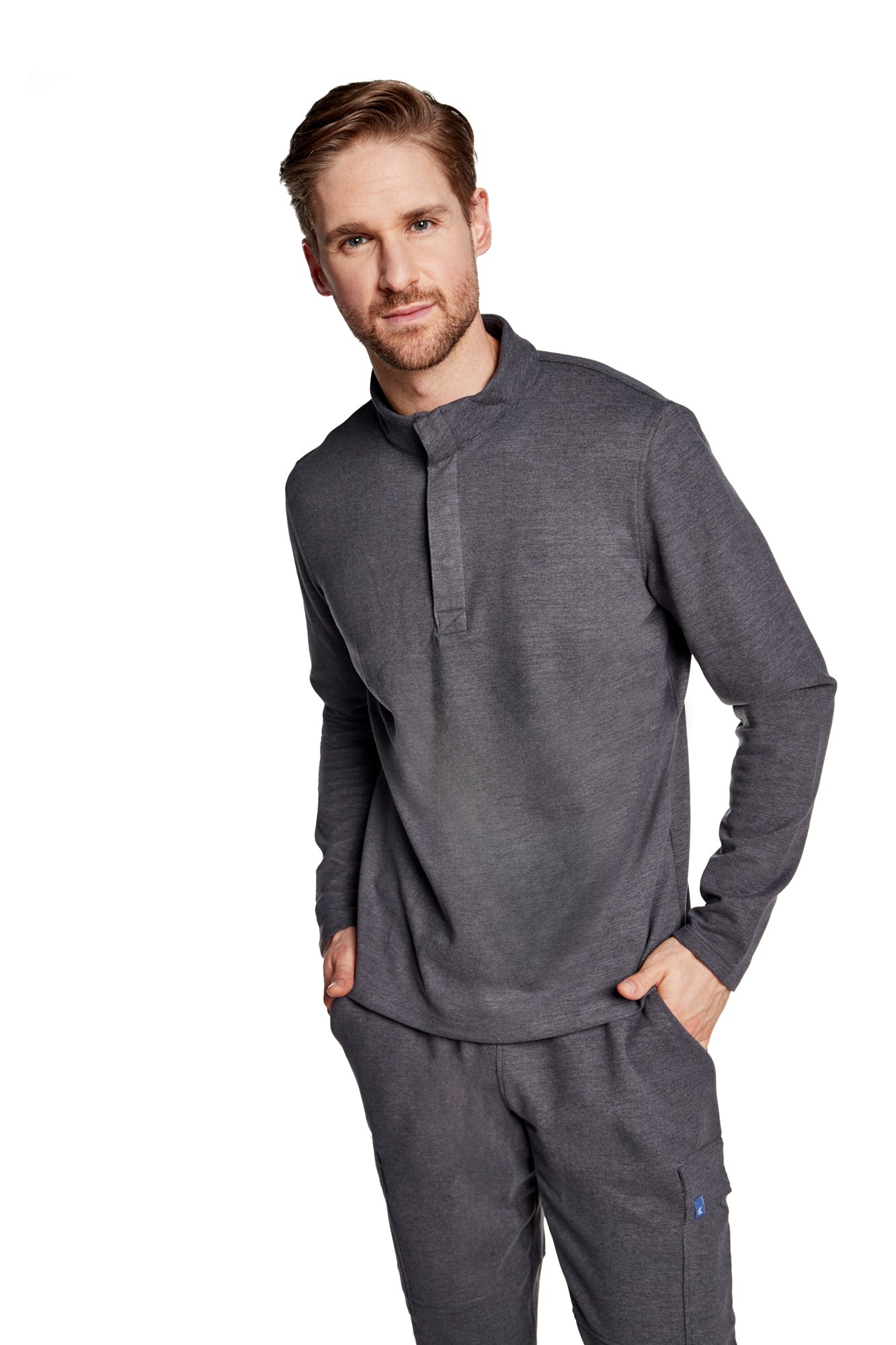 Jackson Quarter Snap Long Sleeve Top