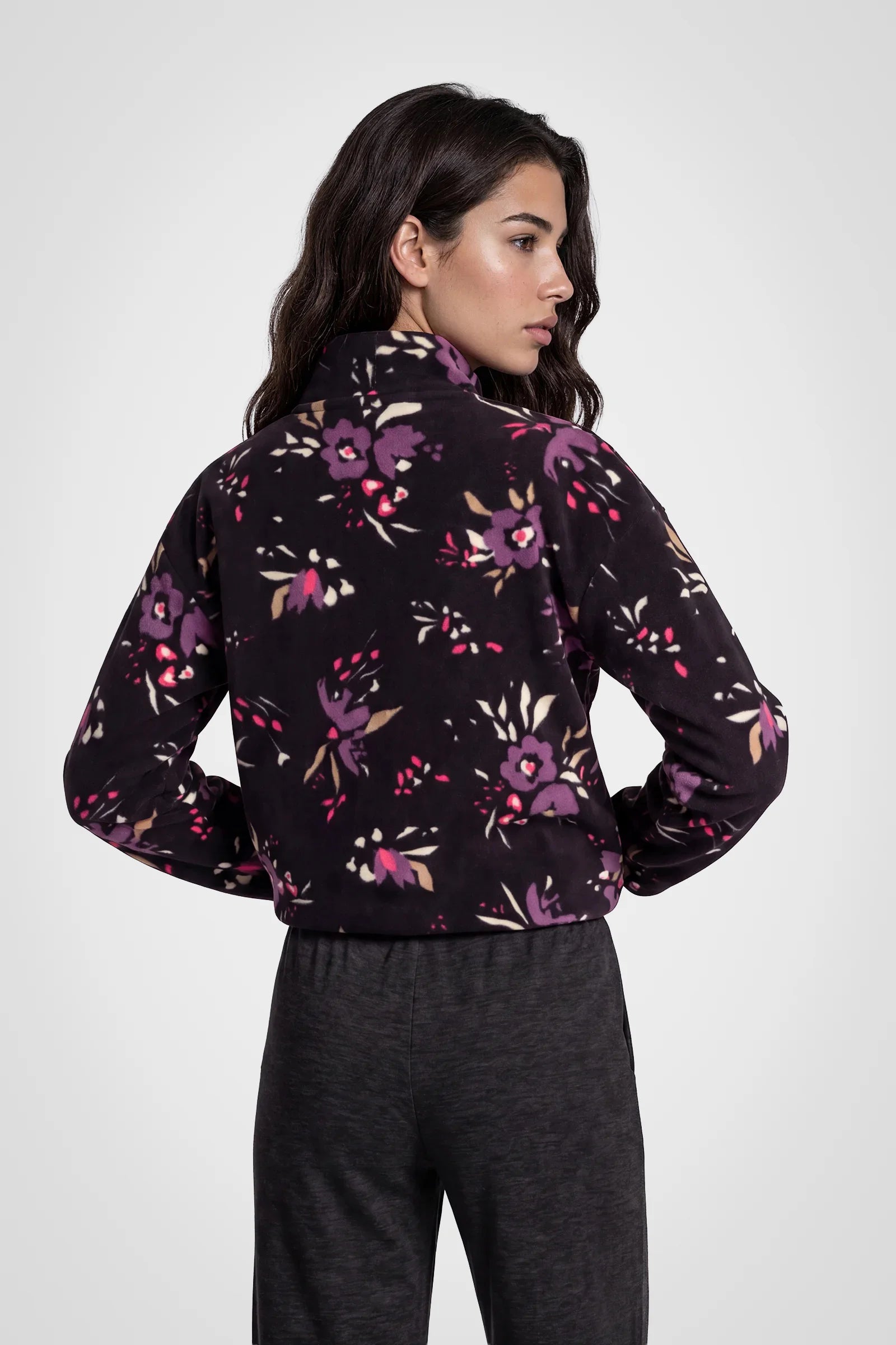 Alpine Bloom Fleece Pullover