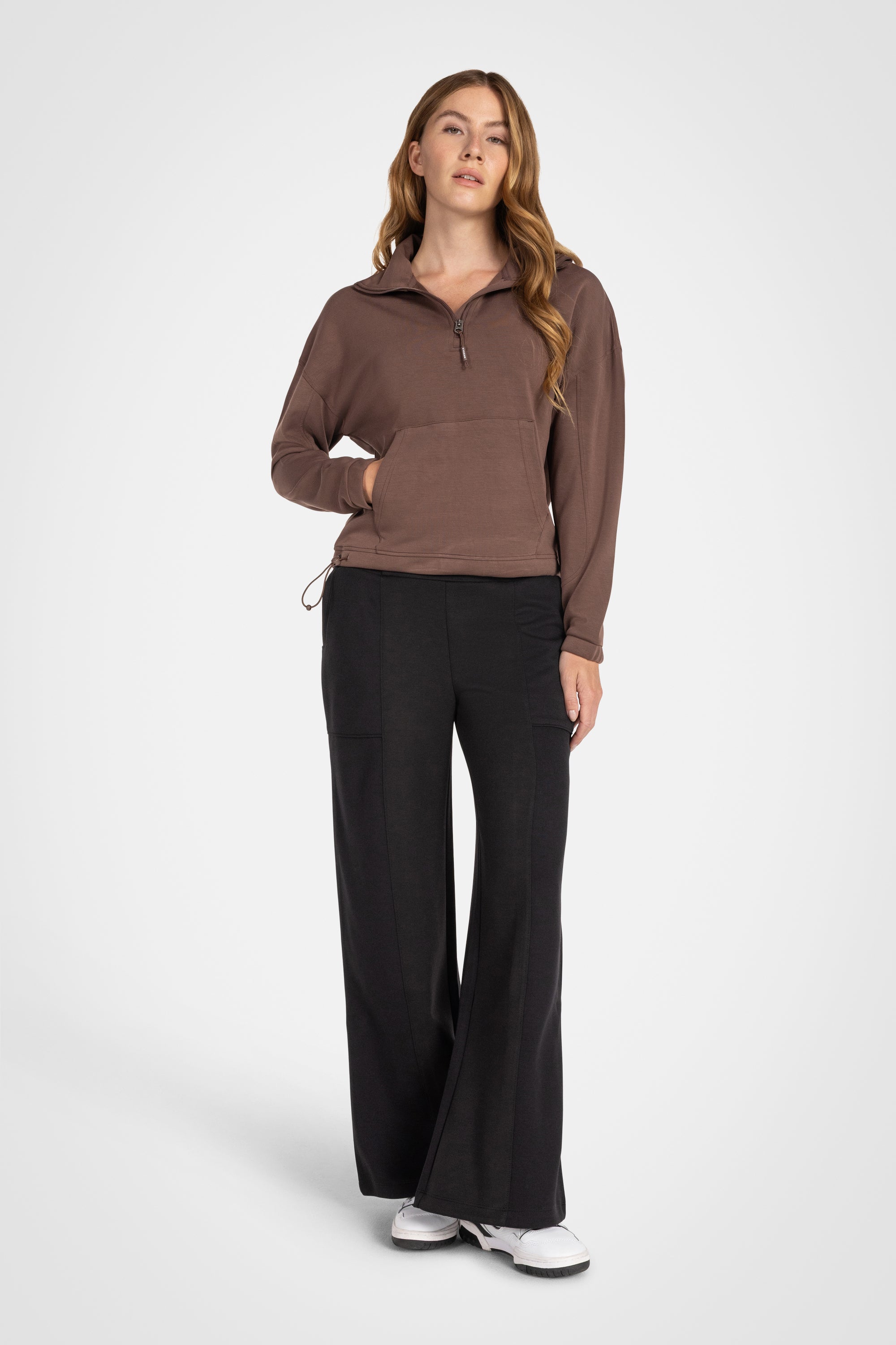 Bungee Modal Mock Neck Pullover