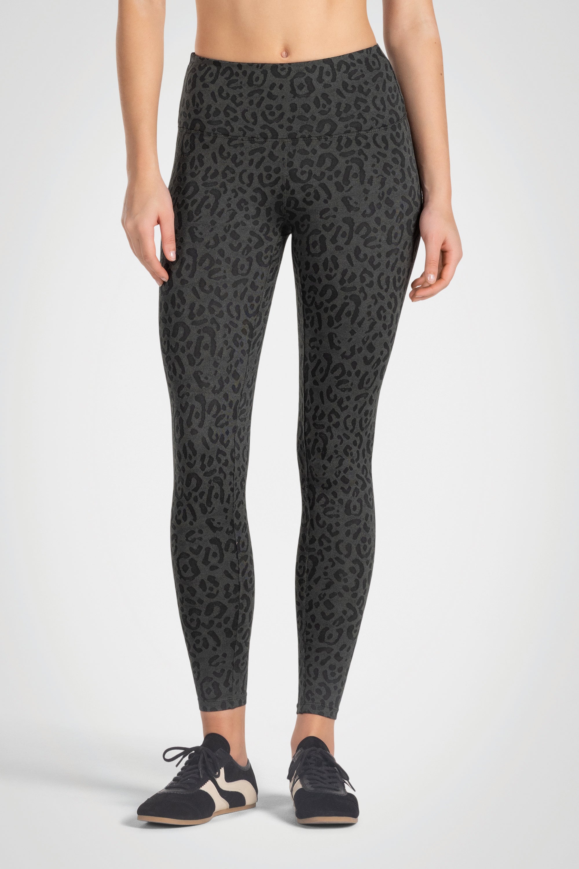 Ultra High Waist Warmhand Printed Jacquard Legging
