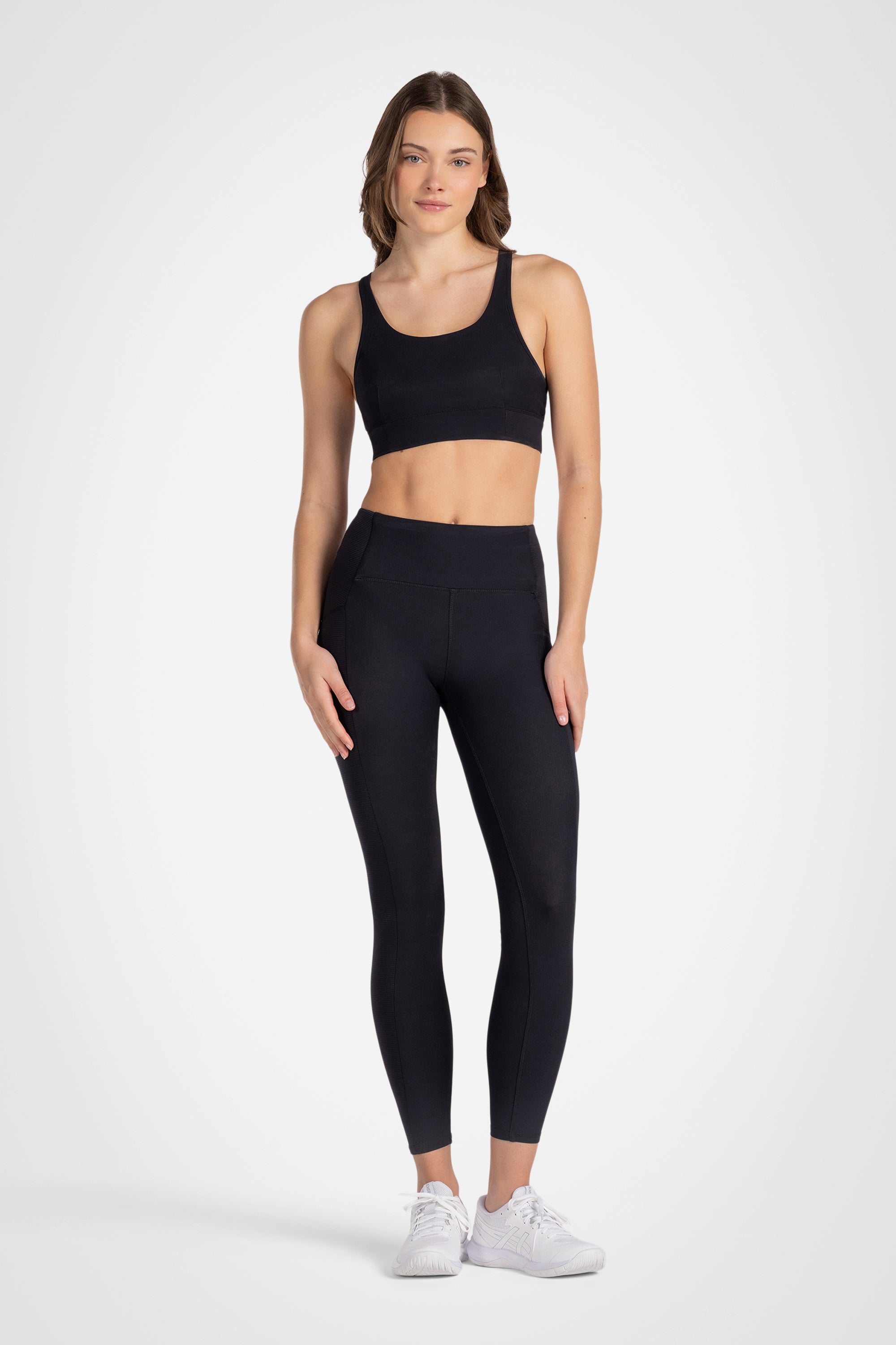 Solstice Race Ribbed High-Waist Legging 25" Inseam
