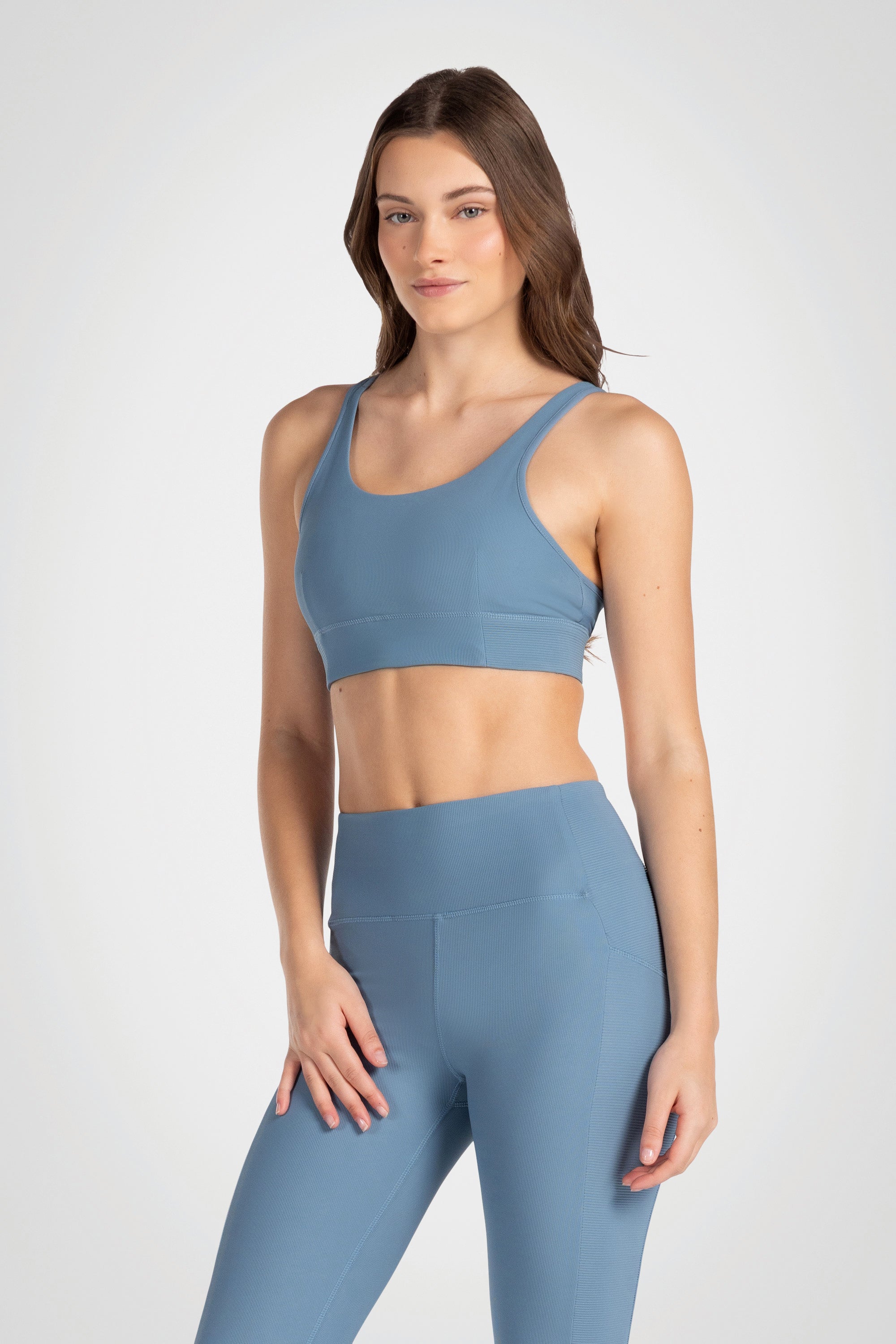 Solstice Escalate Ribbed Bra Top