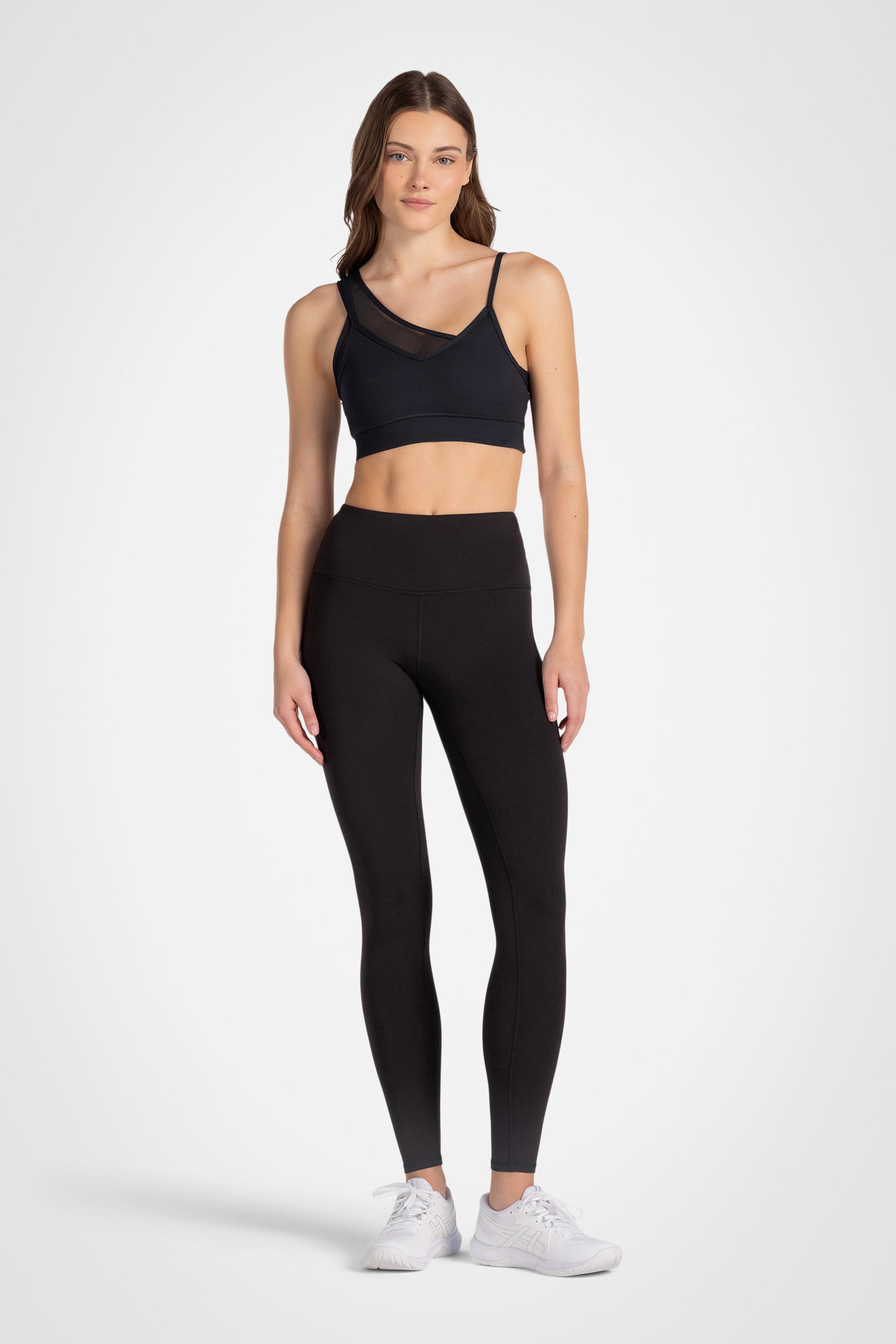 Power Play Asymmetrical Mesh Bra